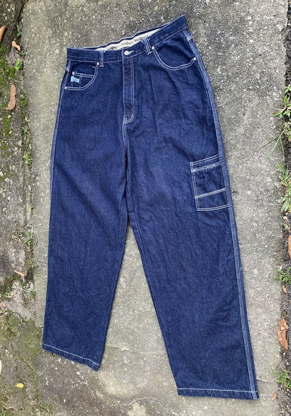 JNCO × Marc Buchanan × Pelle Pelle Vintage 90s Pelle Pelle Marc Buchanan Baggy Jeans Pants Size US 34 / EU 50 - 2 Thumbnail