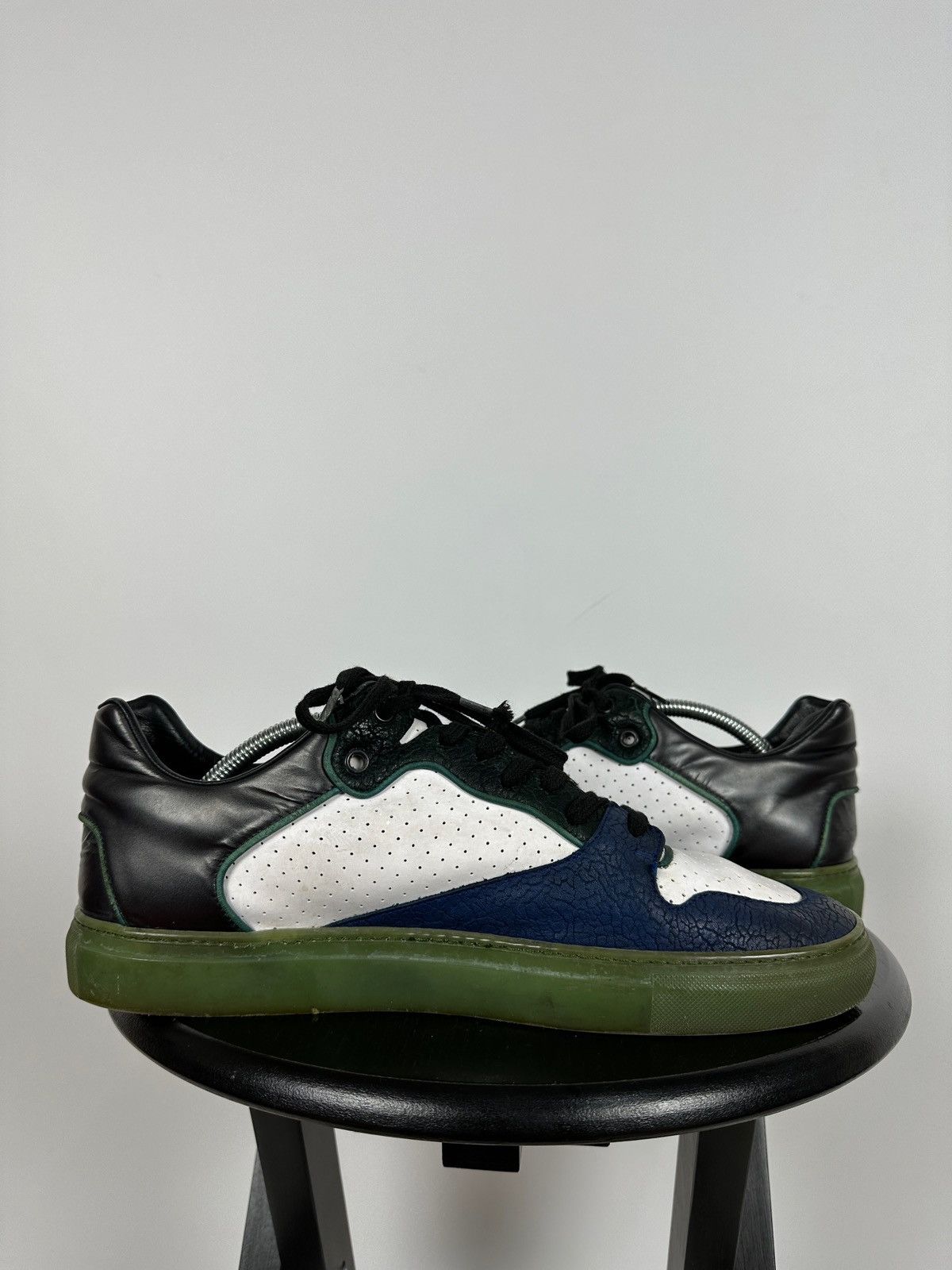 Balenciaga Panelled Low Top Sneakers