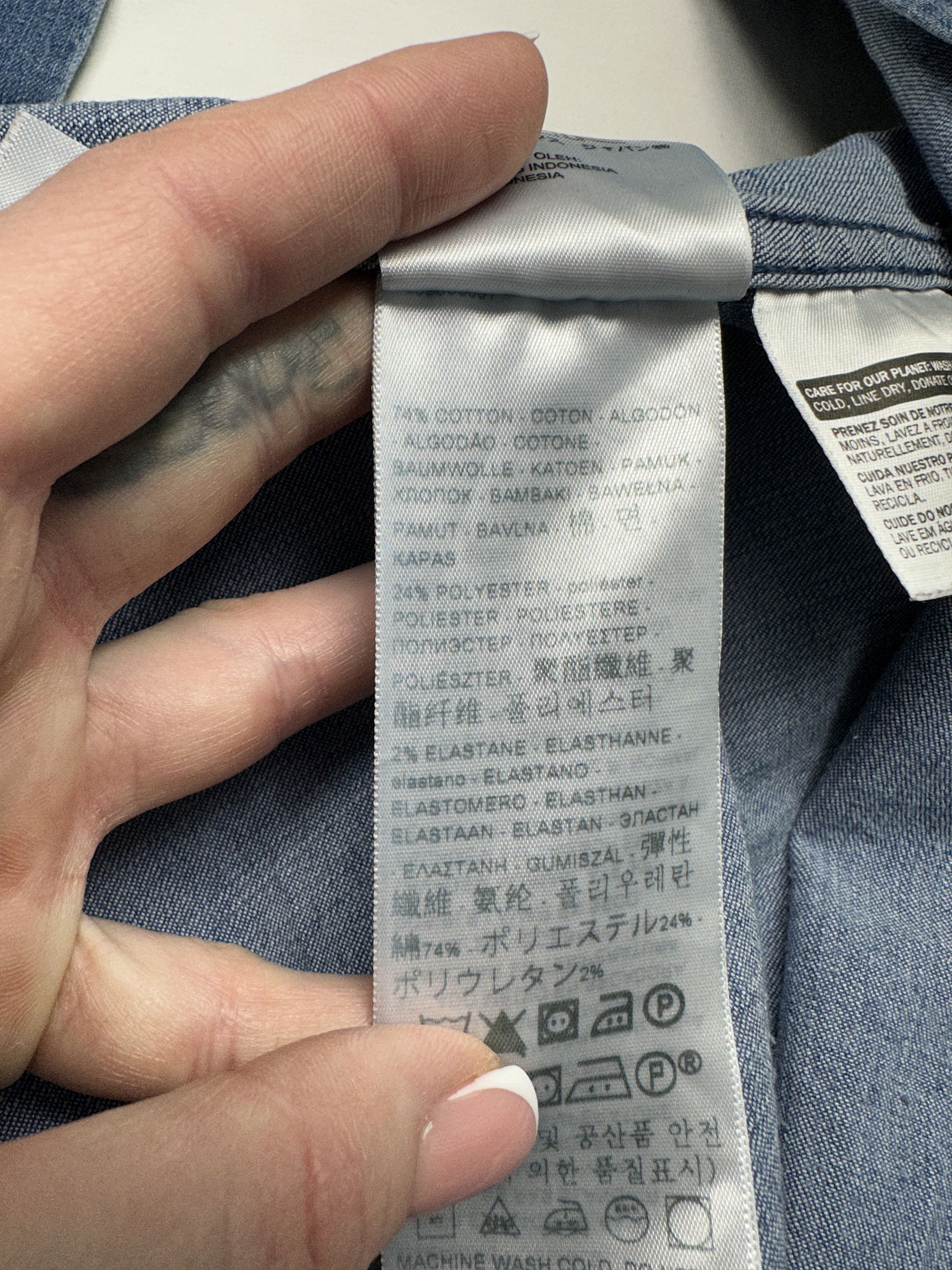 Levi's × Levi's Vintage Clothing Levi's Vintage Mens Denim Shirt Size US L / EU 52-54 / 3 - 7 Thumbnail