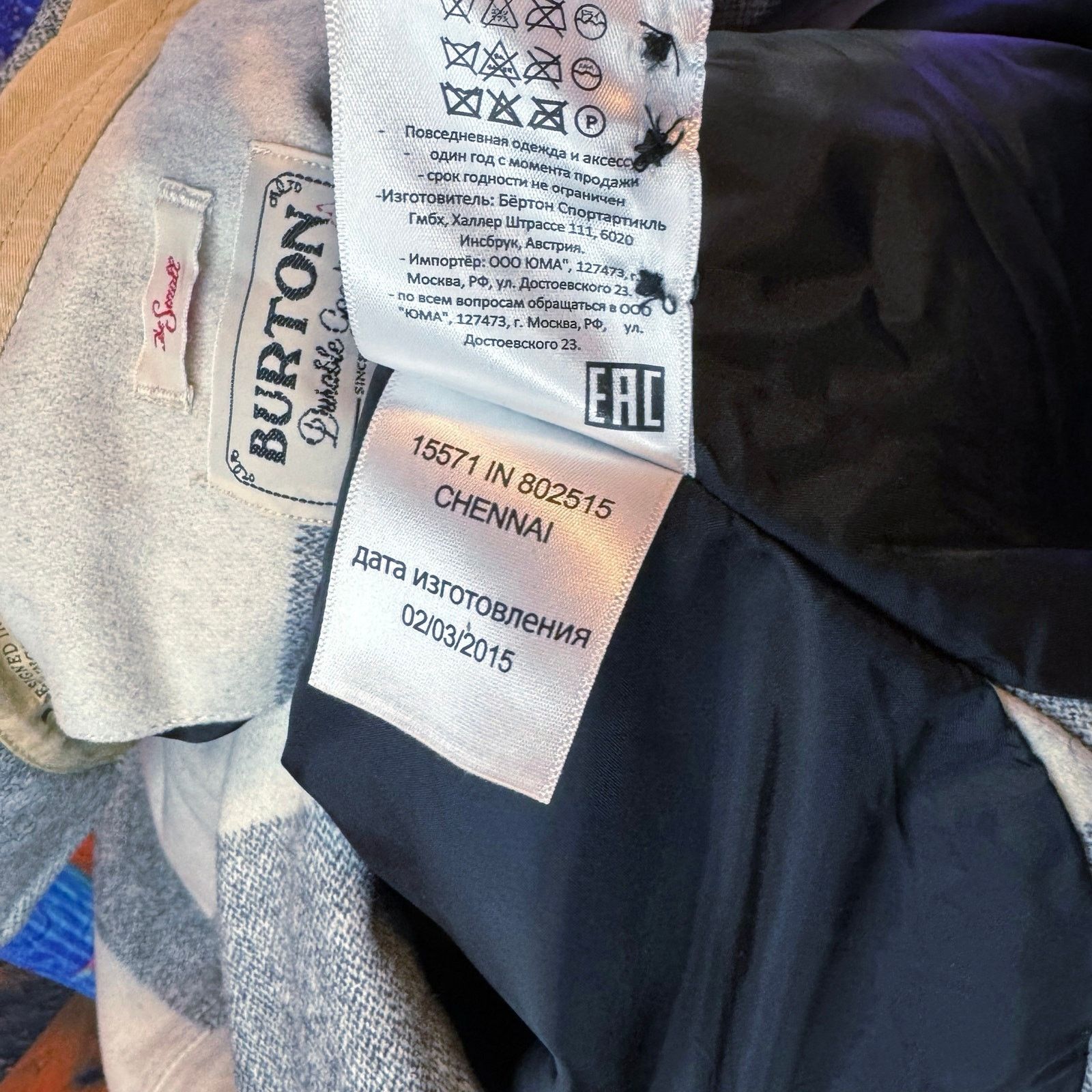 Burton Burton Durable Goods Wool Button-up flannel Jacket • Small Size US S / EU 44-46 / 1 - 10 Thumbnail