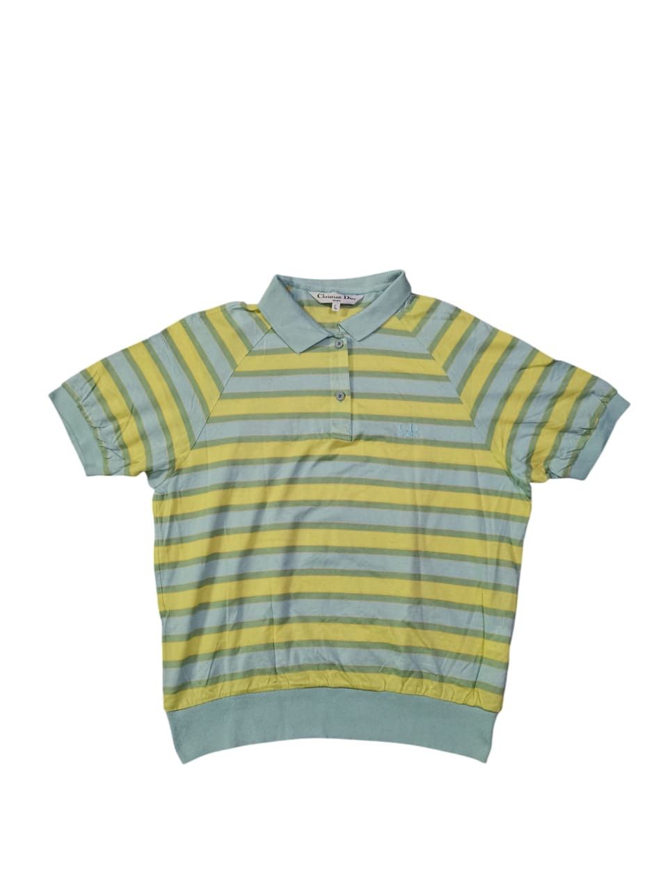 Christian Dior Monsieur × Designer × Dior Vtg Christian Dior Sports Polo Tshirt Size L / US 10 / IT 46 - 1 Thumbnail