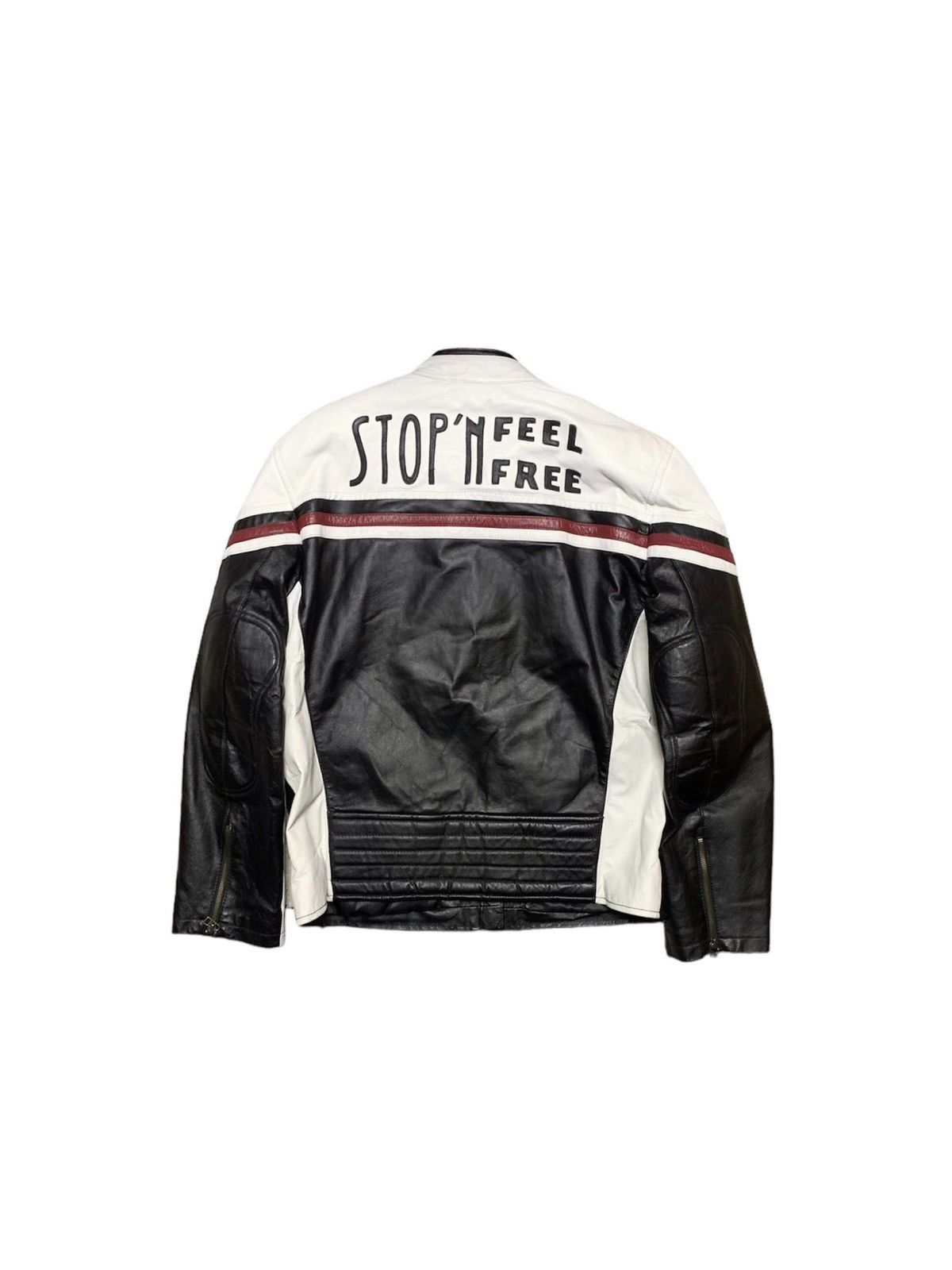 Other Vintage Racing Leather Jacket Size US XL / EU 56 / 4 - 4 Thumbnail