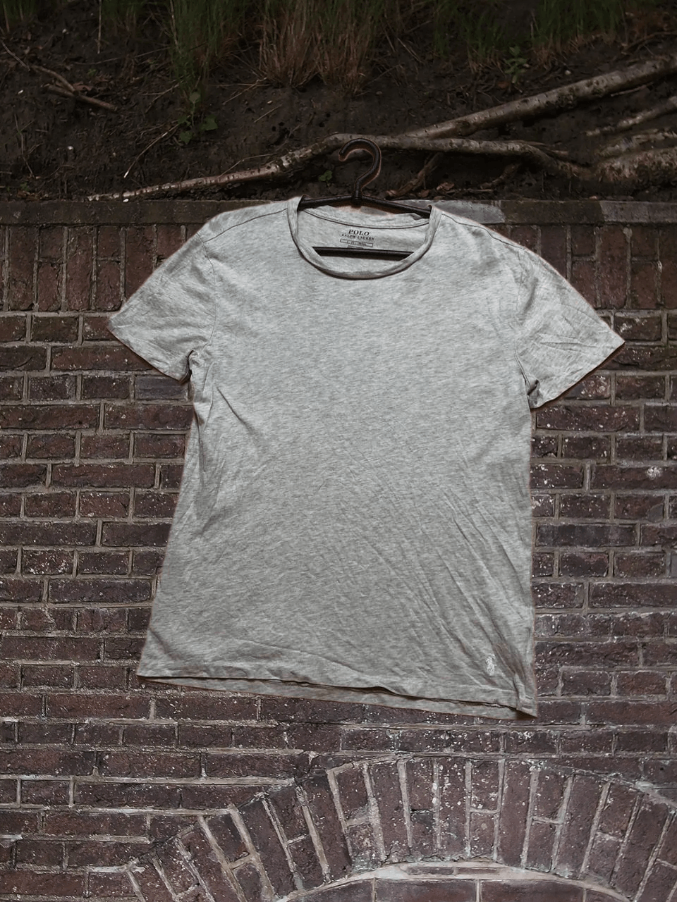 Polo Ralph Lauren Vintage gray T-shirt Y2K Polo Ralph Lauren logo Size US S / EU 44-46 / 1 - 1 Thumbnail