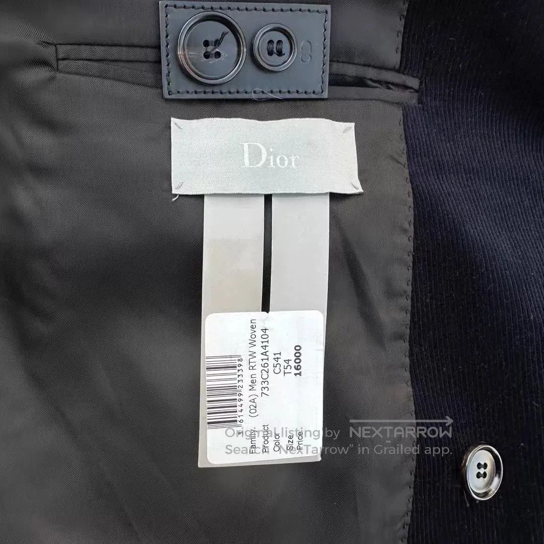 Dior Dior Homme 18FW Corduroy Double-Breasted Blazer. Size US L / EU 52-54 / 3 - 3 Thumbnail