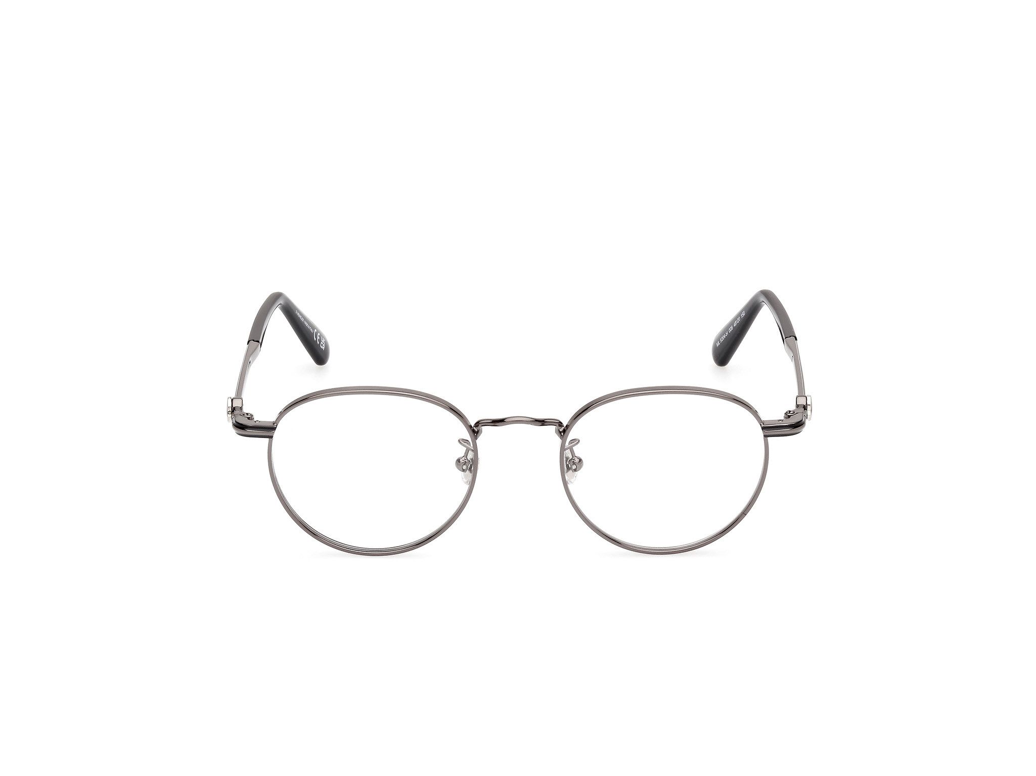 Moncler o1y0225 Size : OS / 48 mm Eyeglass Frame in Black/Silver Size ONE SIZE - 1 Thumbnail