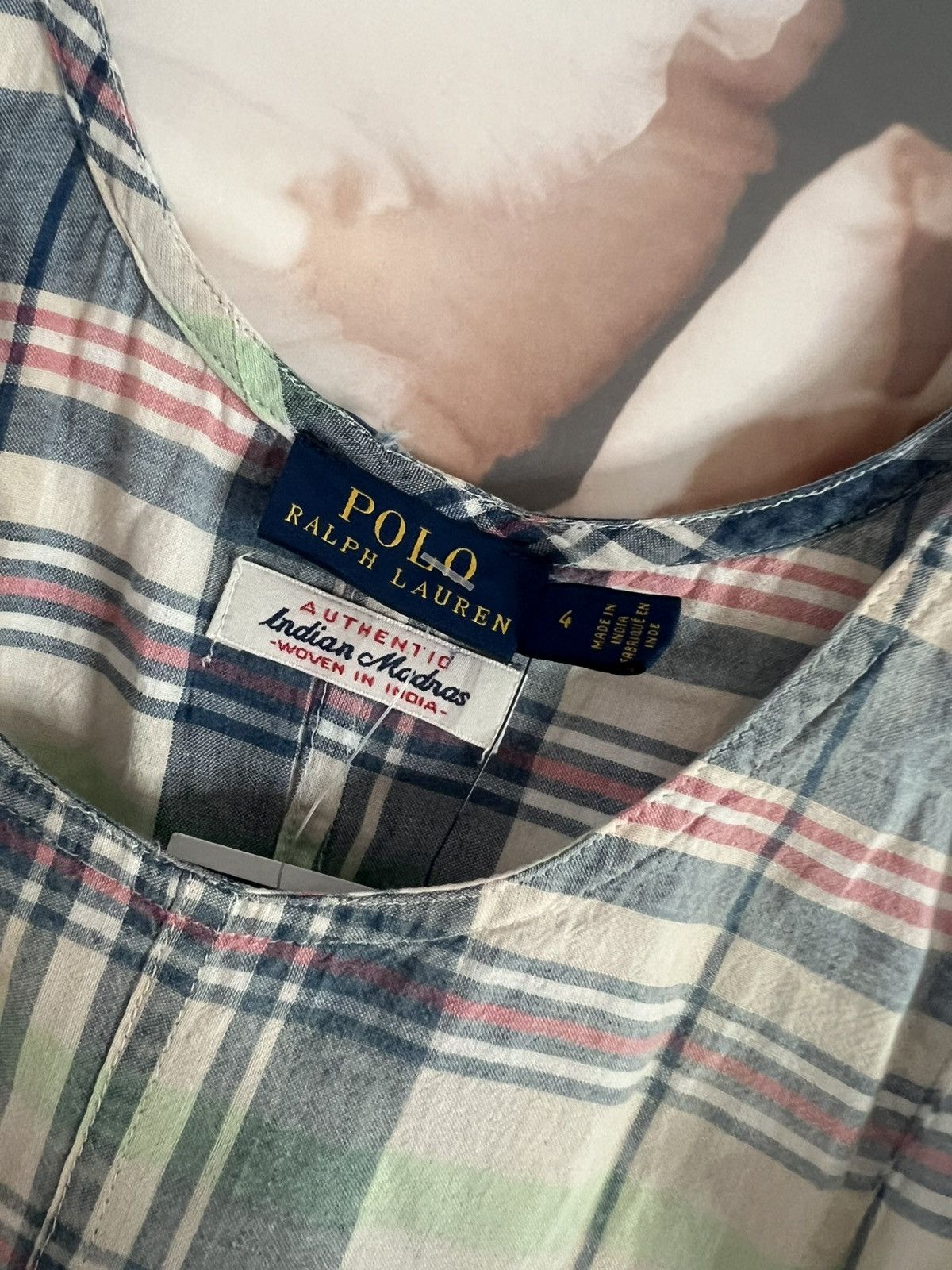 Polo Ralph Lauren Label Under Construction Plaid Sleeveless Dress Size XXS / US 00 / IT 34 - 4 Thumbnail