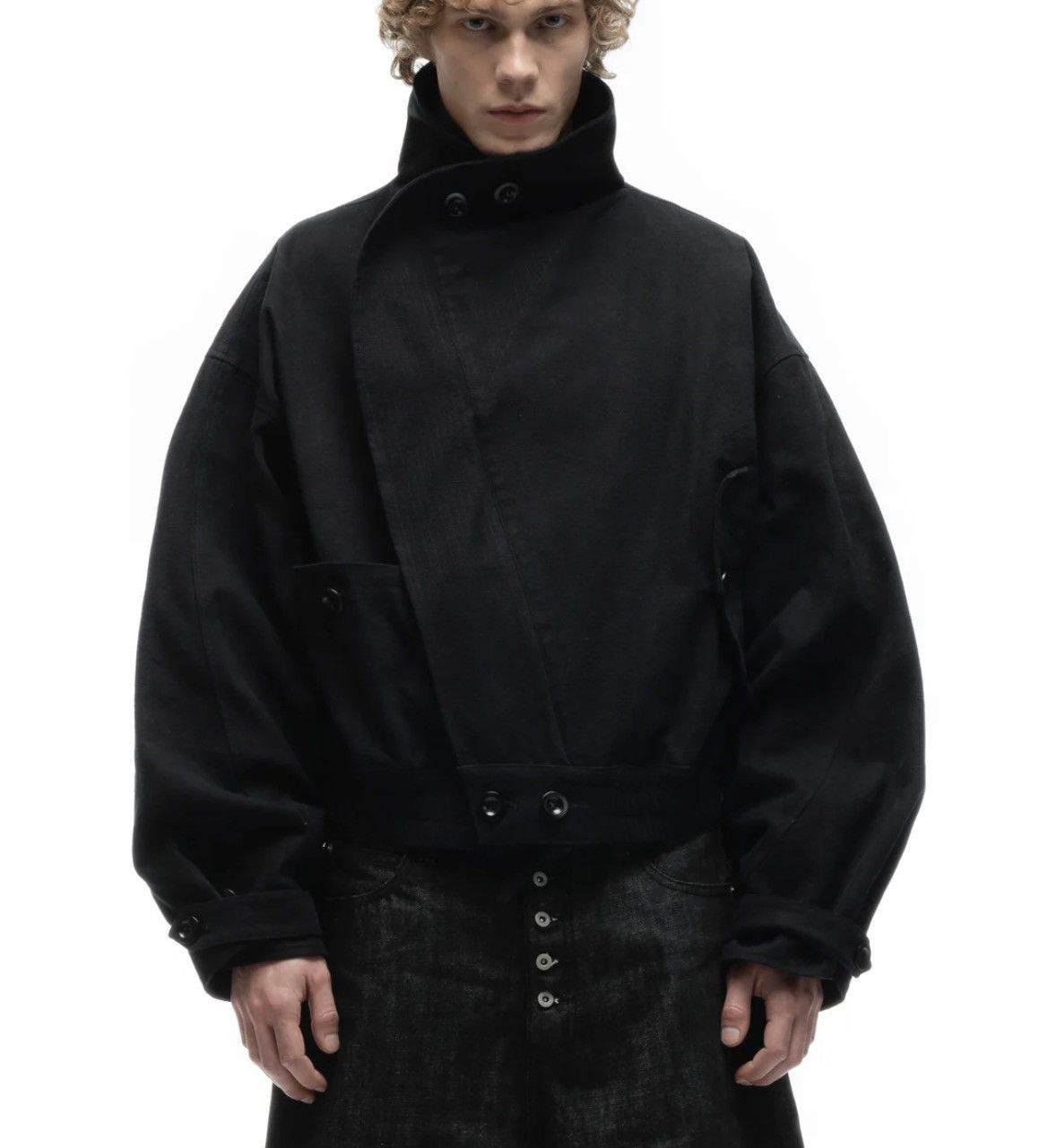 No Faith Studios No Faith Studios Moleskin Jacket Black Size US M / EU 48-50 / 2 - 2 Thumbnail