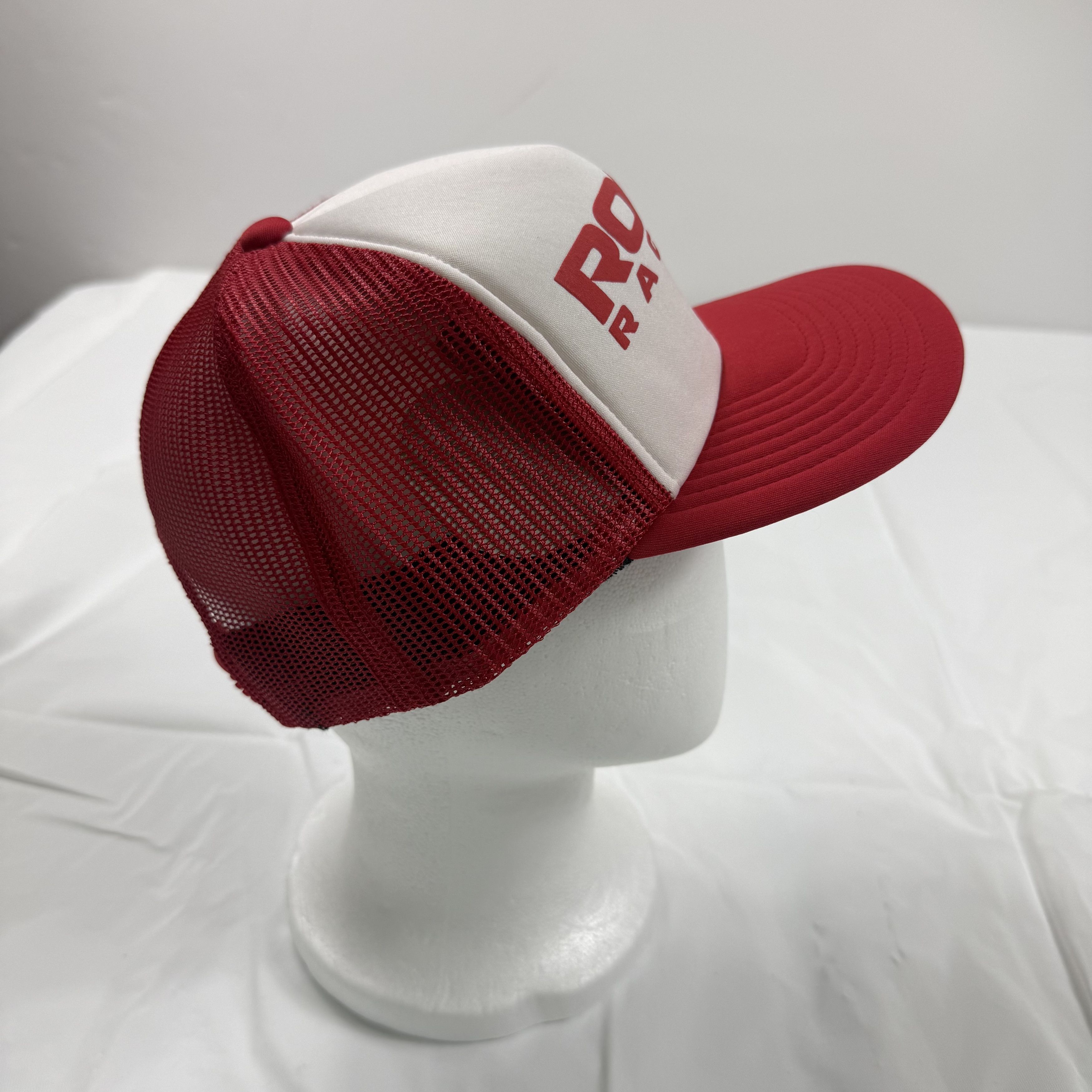 Other Rock Racing Trucker Hat Red White Snapback Mesh Cap OSFA NEW Size ONE SIZE - 2 Thumbnail