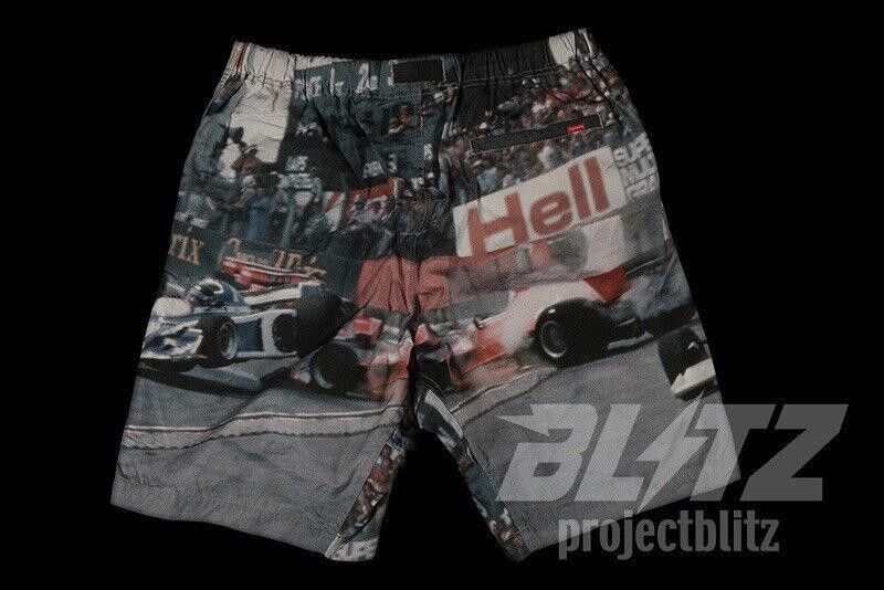 Supreme SS19 SUPREME GRAND PRIX BELTED SHORTS XL Size US 36 / EU 52 - 3 Thumbnail