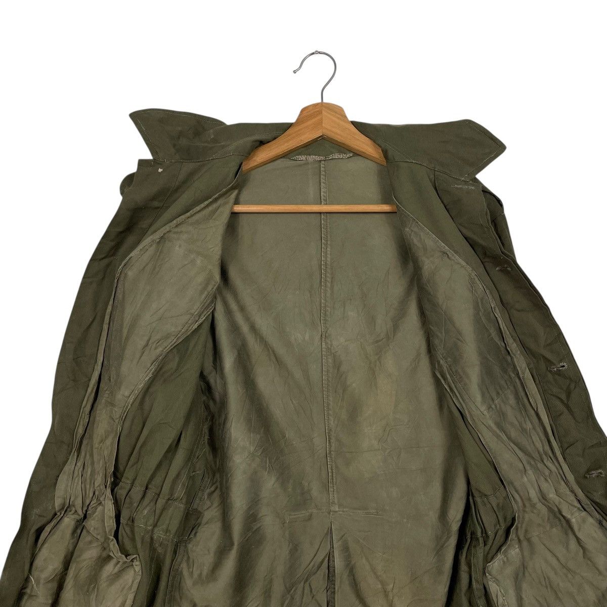 Vintage Vintage Olive Drab Italian Army Surplus Field Jacket Size US S / EU 44-46 / 1 - 12 Thumbnail