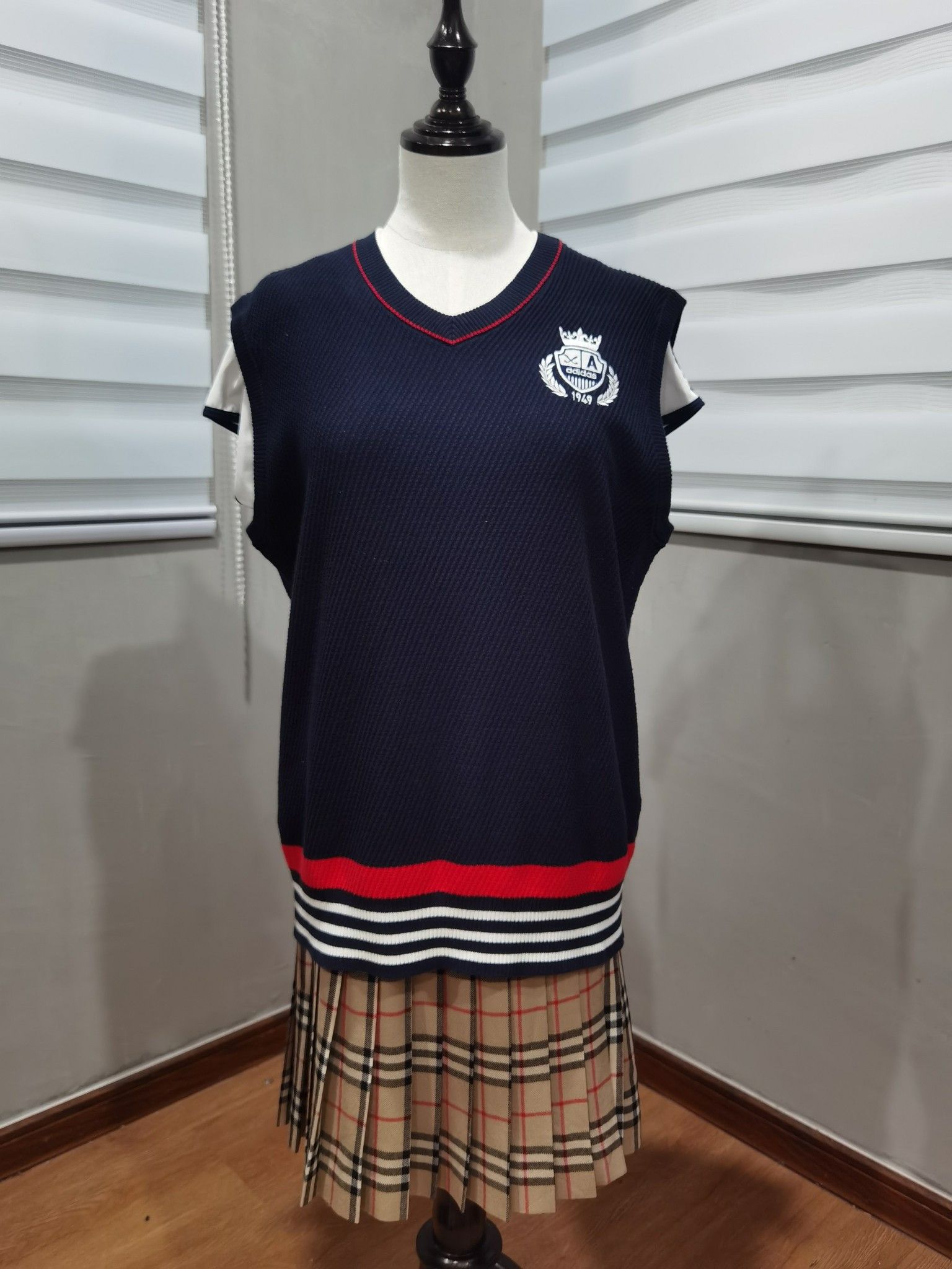 Adidas Adidas golf dark blue M 2183 Size US M / EU 48-50 / 2 - 2 Thumbnail