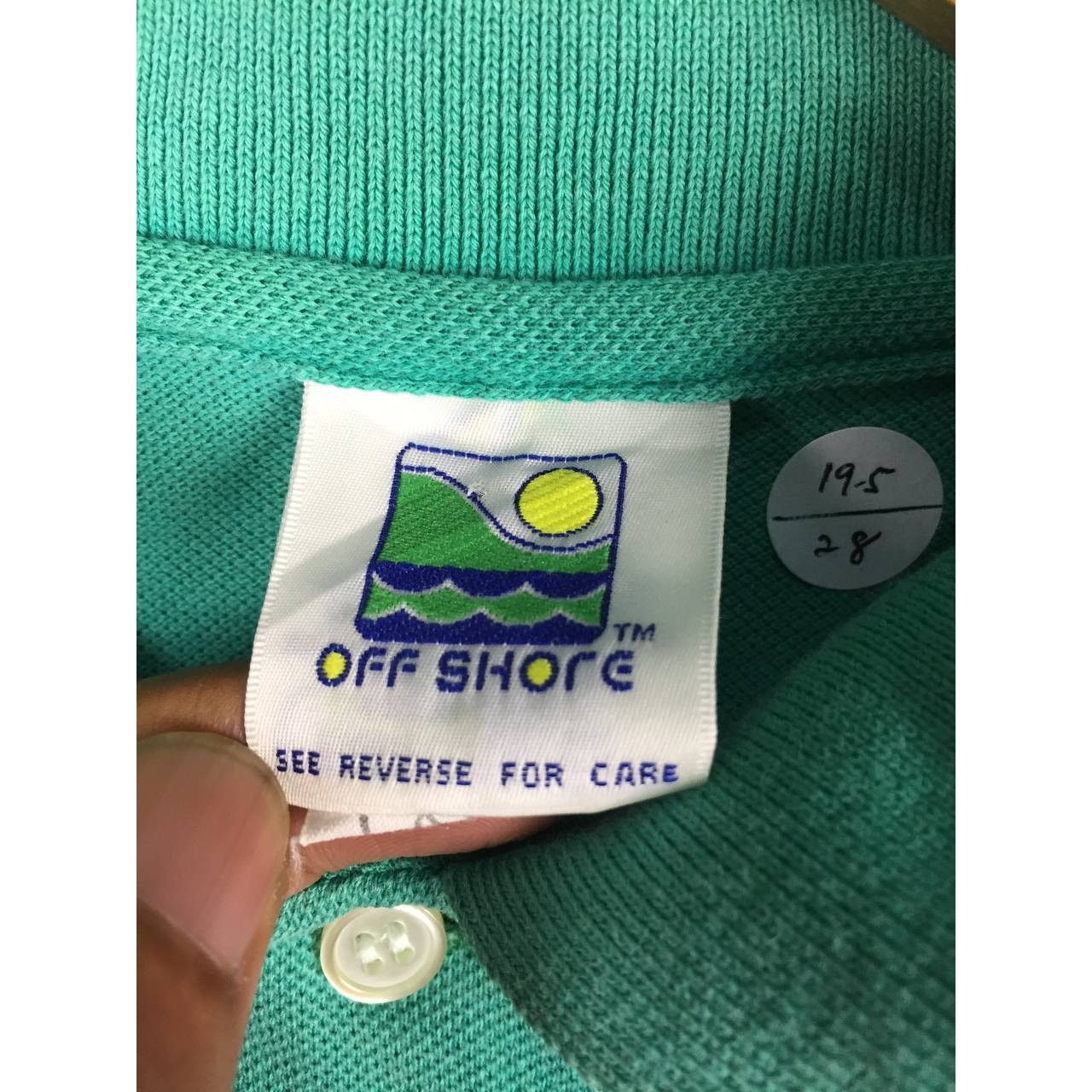 Vintage Vtg 90s Off Shore Surf Wear Embroidered Logo Pocket Polo Tee Size US M / EU 48-50 / 2 - 15 Thumbnail