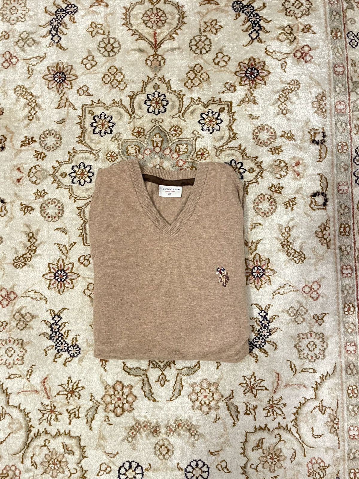 U.S. Polo Assn. Beige sweater Size US XS / EU 42 / 0 - 7 Thumbnail