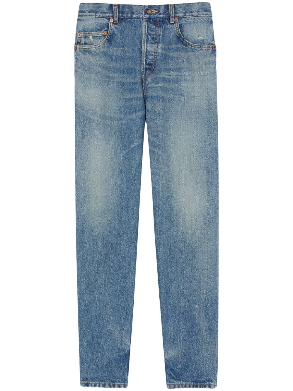 Saint Laurent Paris Vanessa jeans in charlotte blue denim Size 30" / US 8 / IT 44 - 1 Preview