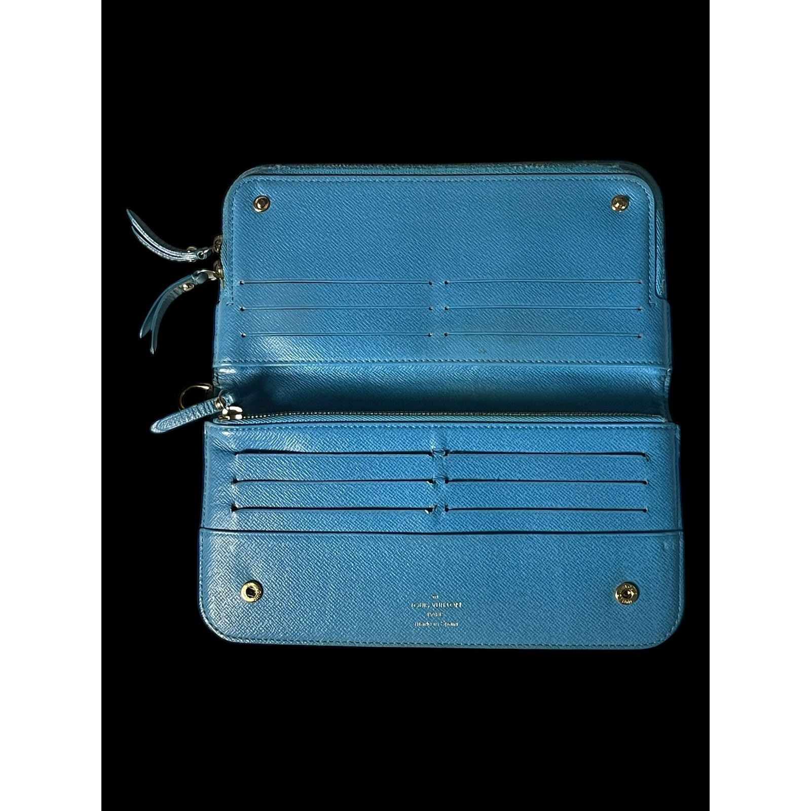 Louis Vuitton Rare Louis Vuitton Sky Blue Brown Monogram Insolite Wallet Size ONE SIZE - 2 Thumbnail
