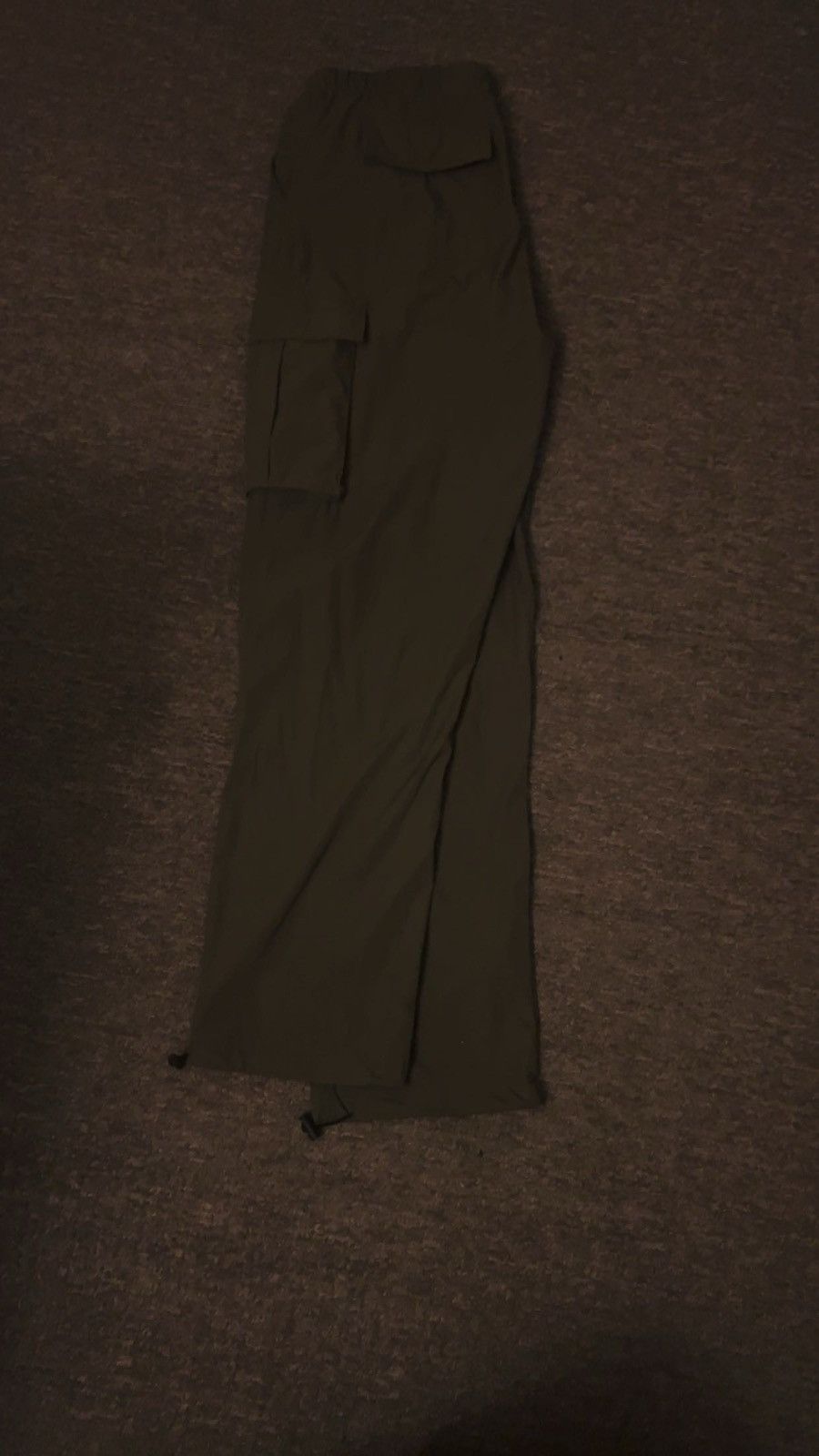 Fashion Nova Novemen Green Cargo Trousers Size US 38 / EU 54 - 2 Thumbnail
