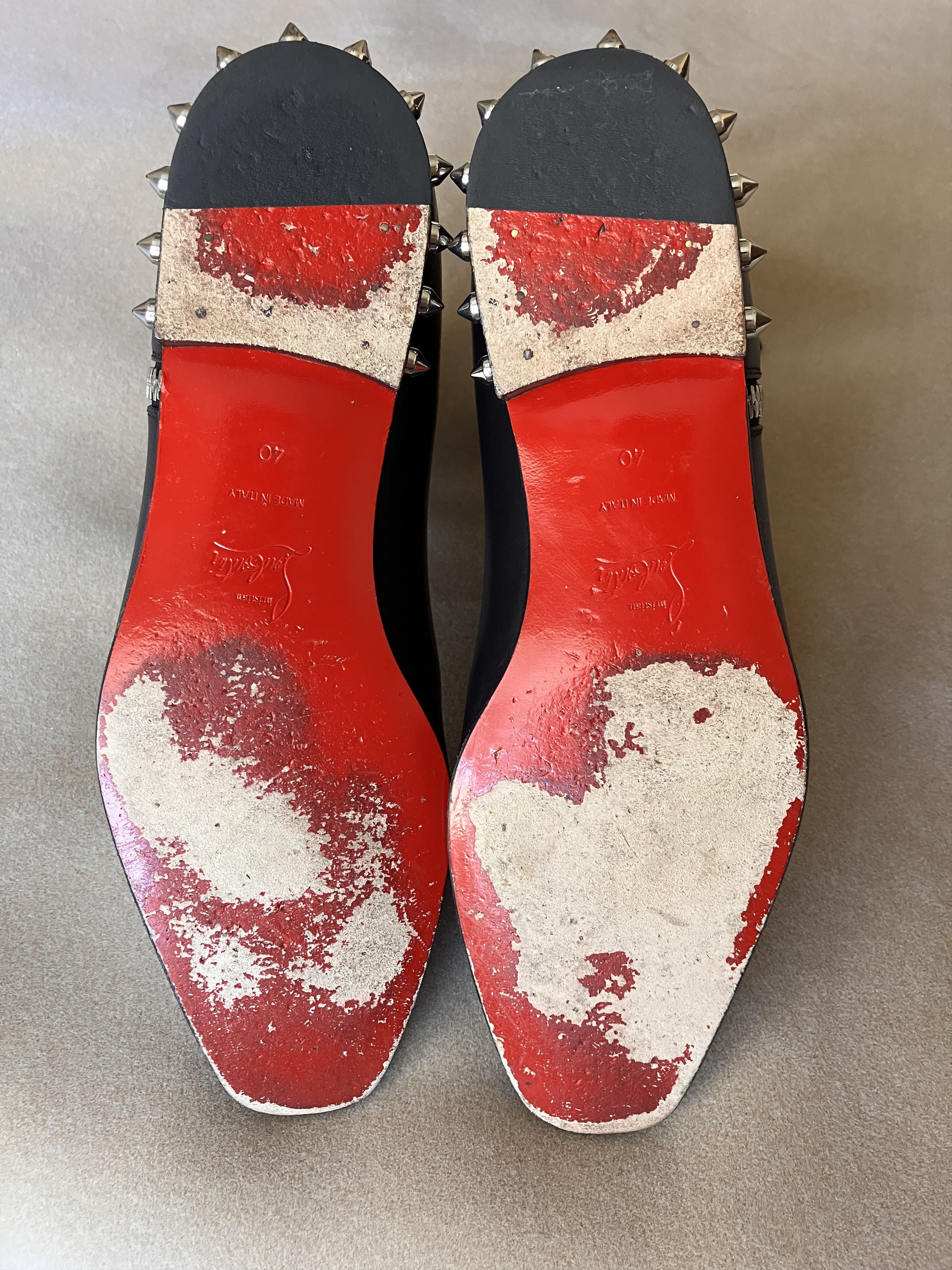 Christian Louboutin Christian Louboutin So Samson Spike Heel Boots - 40 Size US 7 / EU 40 - 5 Thumbnail