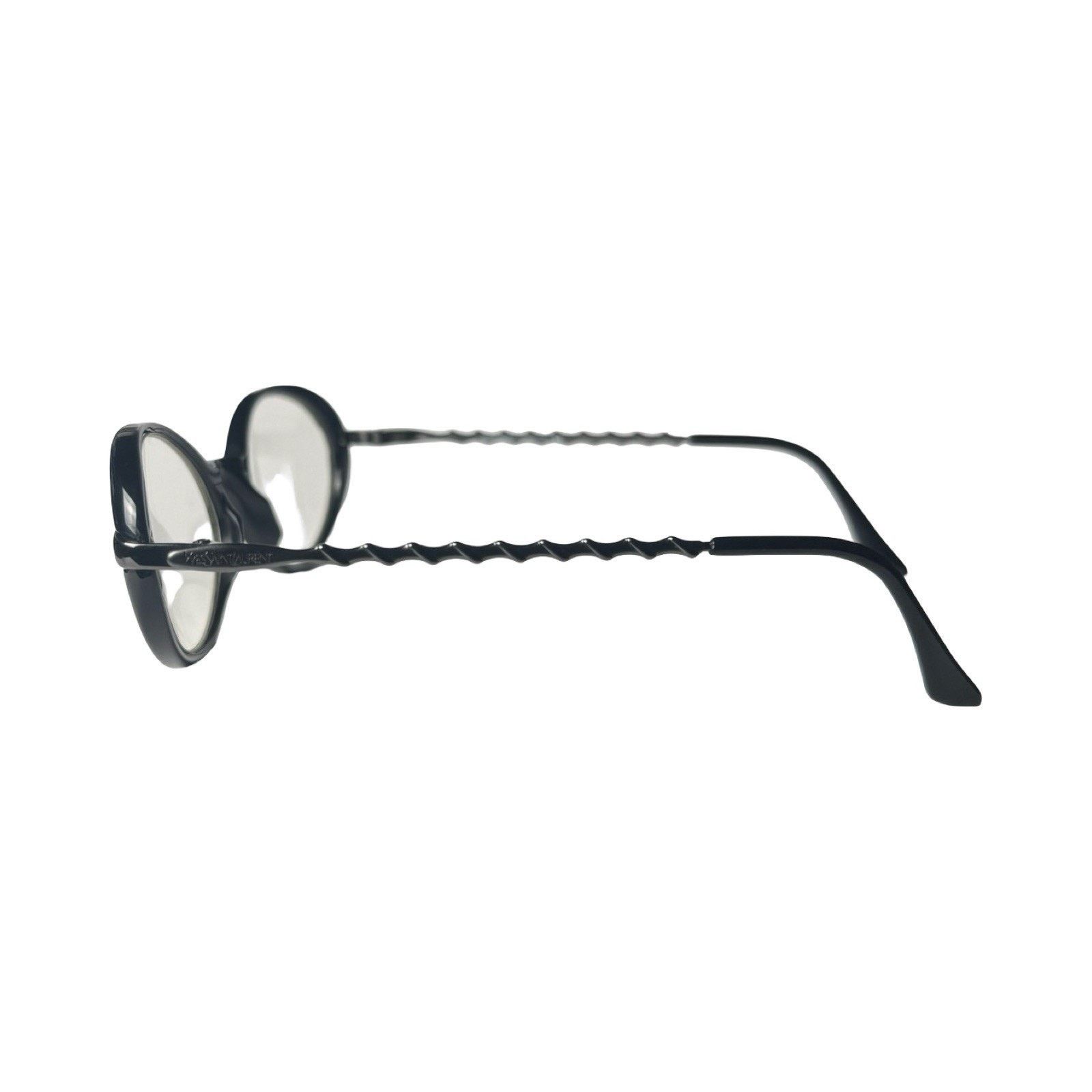 Yves Saint Laurent Yves Saint Laurent glasses 5085 Y505 Black Gunmetal Oval Size ONE SIZE - 2 Thumbnail