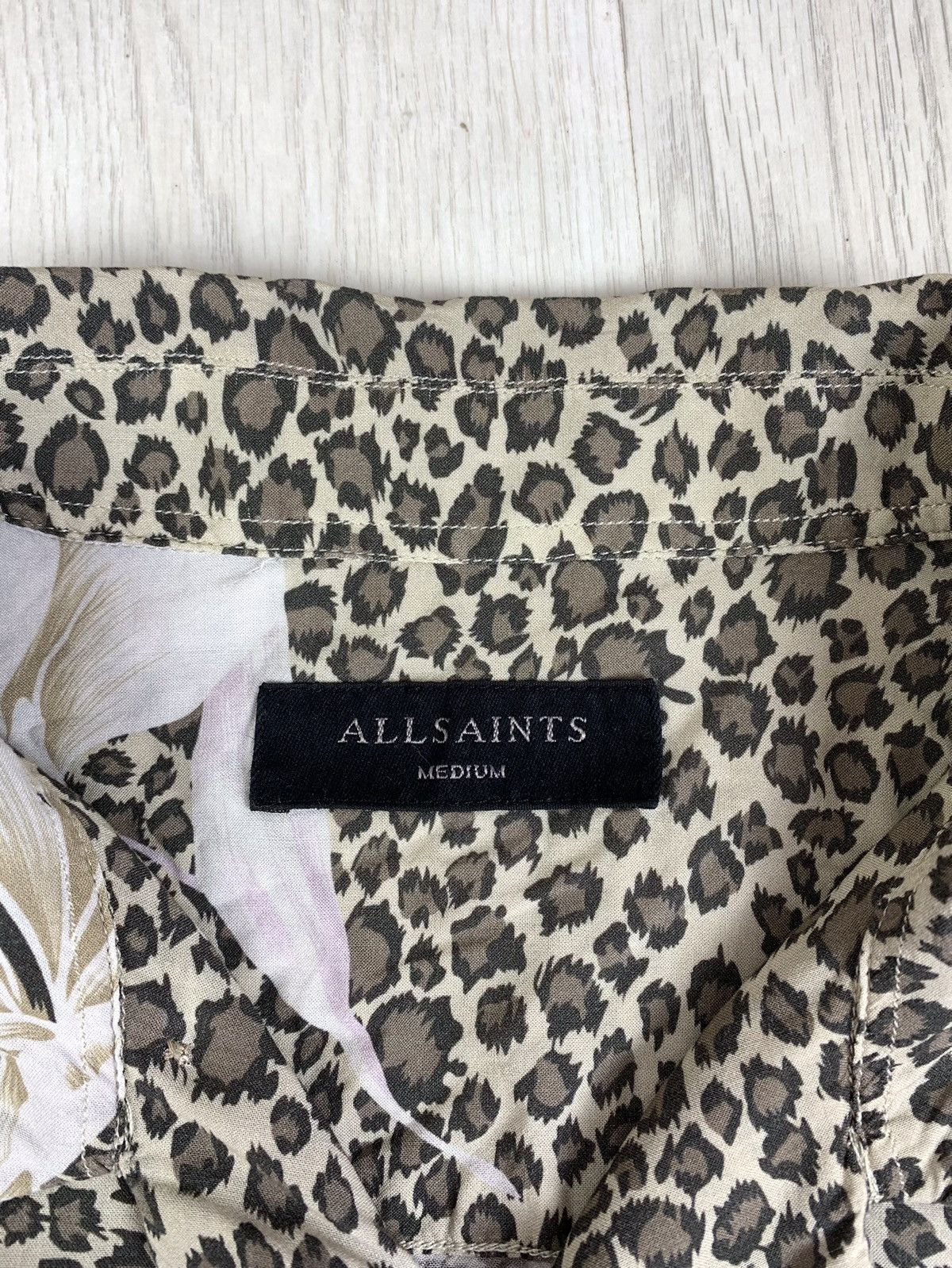 Allsaints Allsaints Kuhi Button Shirt Mens Size M Size US M / EU 48-50 / 2 - 6 Thumbnail