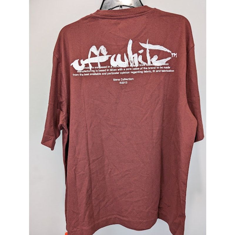 Off-White o1rshd1 Paint Script Over Skate Short Sleeve T-Shirt Size US L / EU 52-54 / 3 - 10 Thumbnail