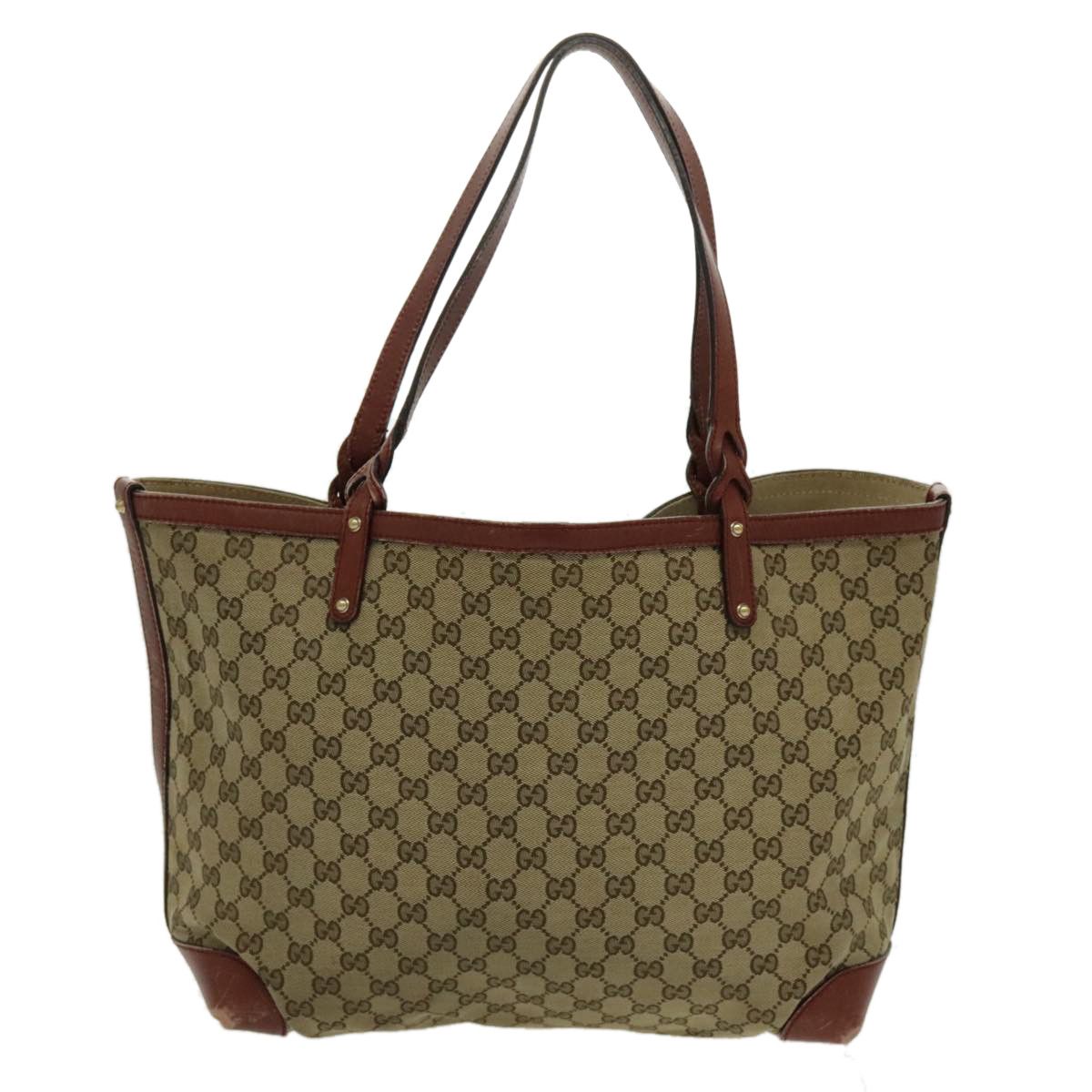 Gucci Beige Canvas Tote Bag (Pre-Owned) Size ONE SIZE - 1 Thumbnail