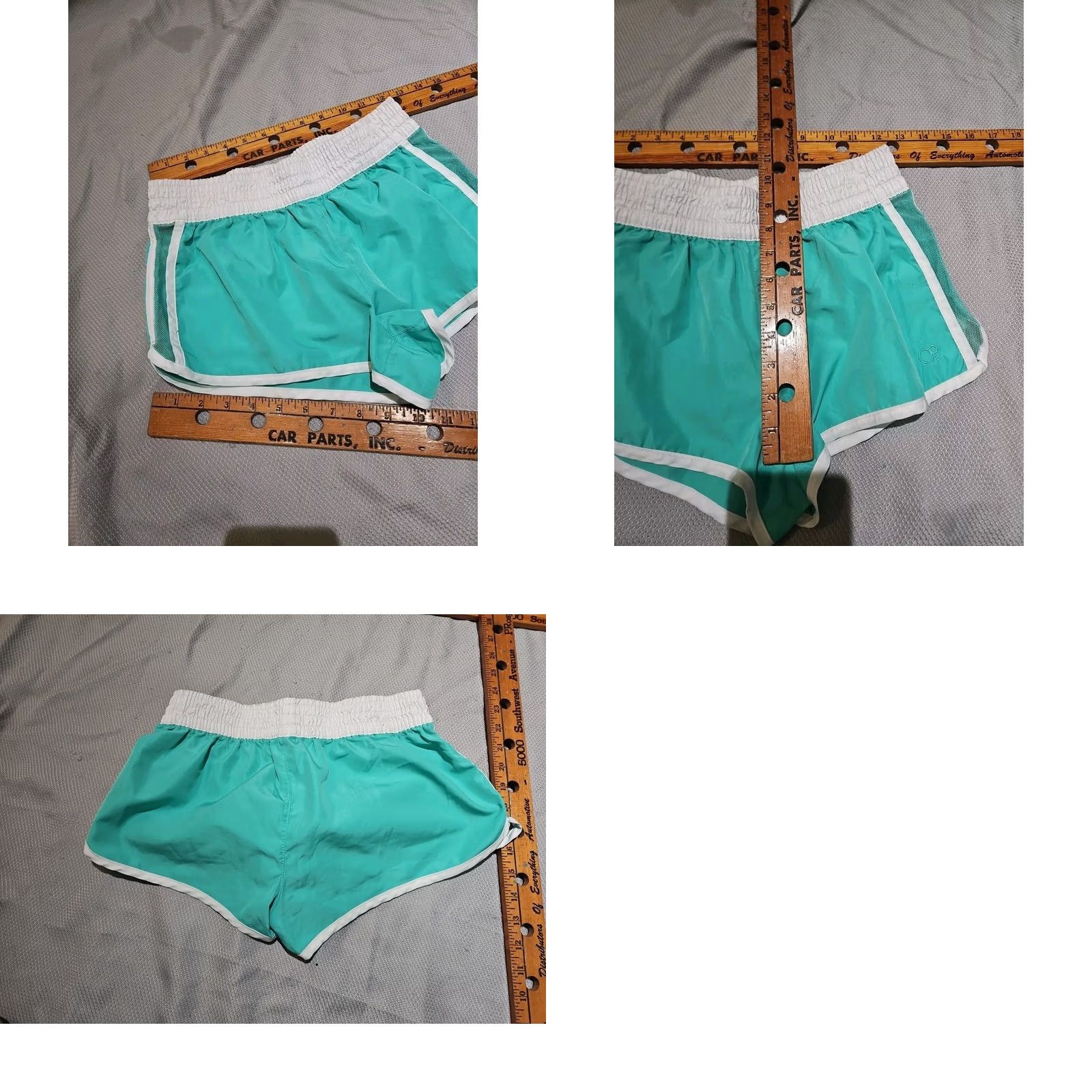 Ocean Pacific OP Ocean Pacific Short Womens Small Green Teal Pull On Active Casual Pant Size 28" / US 6 / IT 42 - 8 Thumbnail