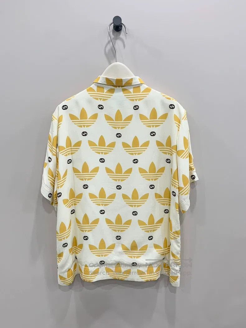 Gucci Gucci Adidas co-branded silk shirt Size US M / EU 48-50 / 2 - 2 Thumbnail