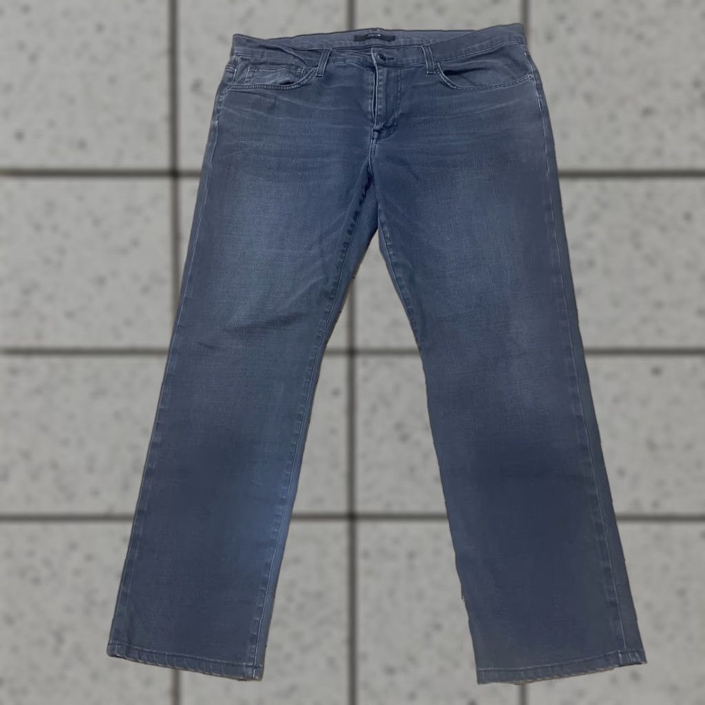 Vintage VINTAGE Joe's Jeans The Brixton Men 36 Straight + Narrow Gray Stretch Denim Y2k Indie City USA Preppy 90s Mens Size US 36 / EU 52 - 1 Thumbnail