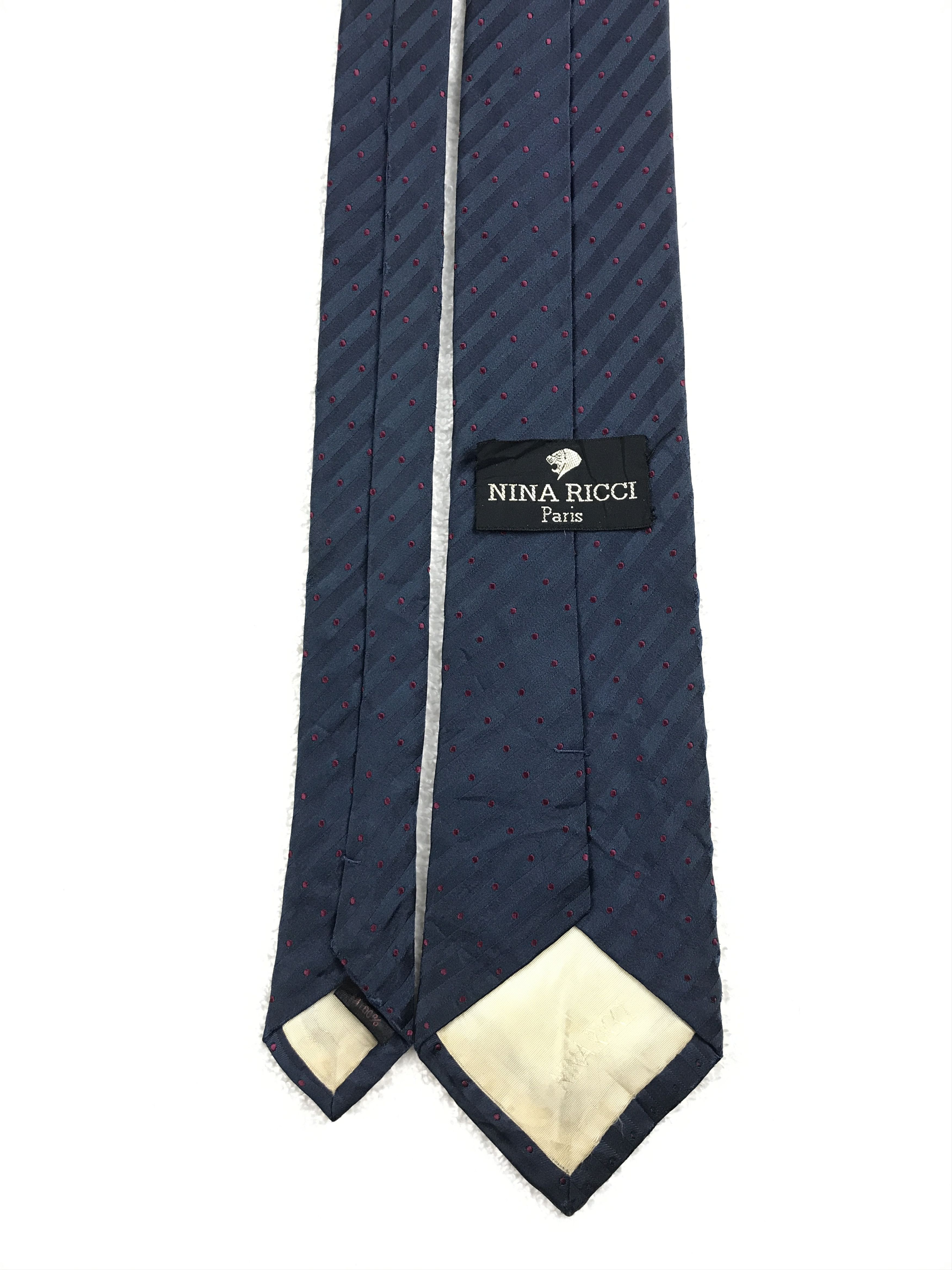 Designer × Vintage Vintage Nina Ricci Silk Necktie Size ONE SIZE - 4 Thumbnail