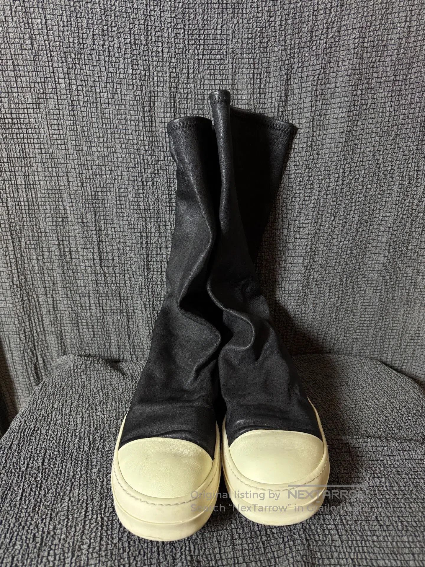 Rick Owens Rick Owens Men's Leather High. Size US 9 / EU 42 - 4 Thumbnail