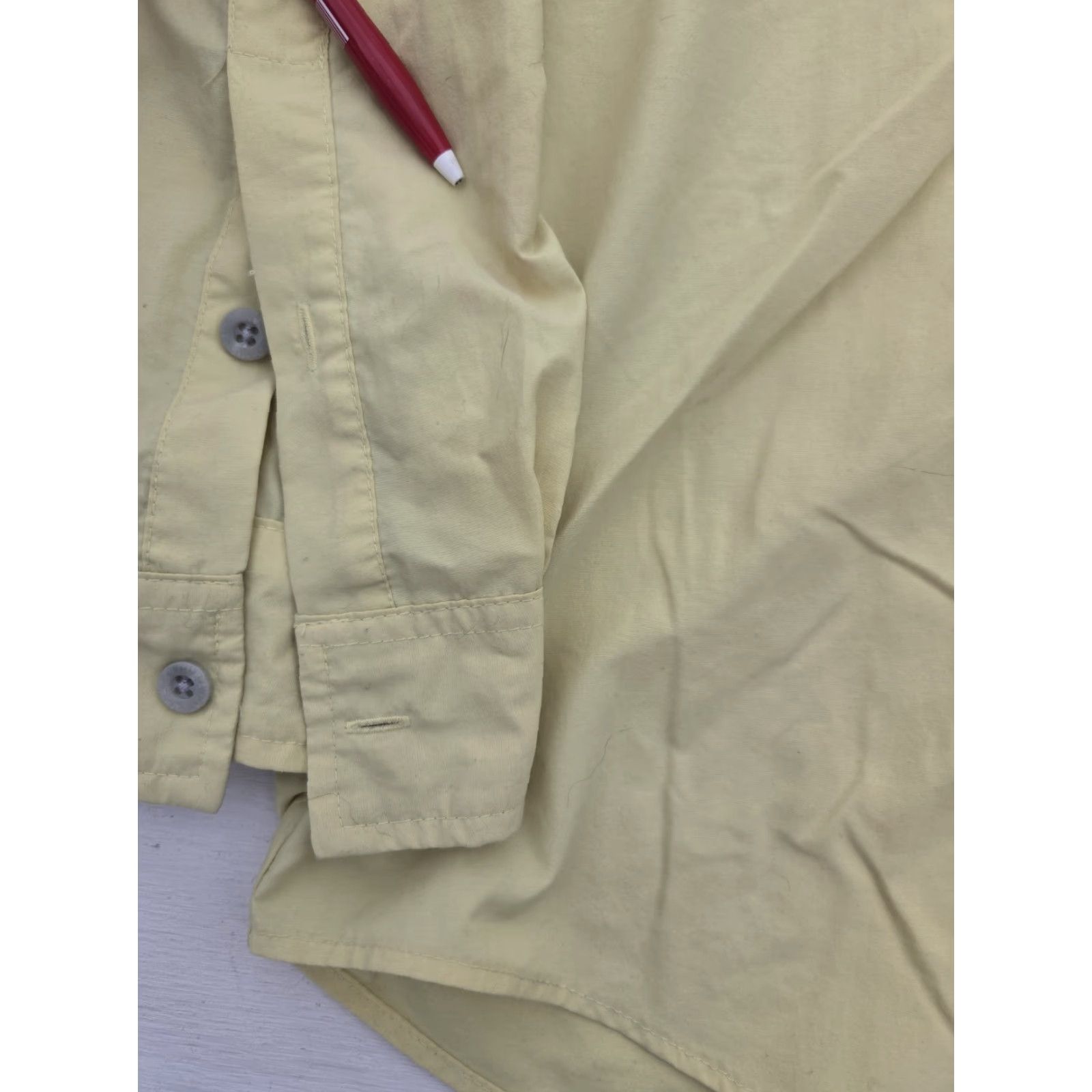 Vintage VINTAGE Columbia PFG Fishing Shirt Mens XL Yellow Long Sleeve Button-Up Omnishade breathable pocketed Size US XL / EU 56 / 4 - 5 Thumbnail