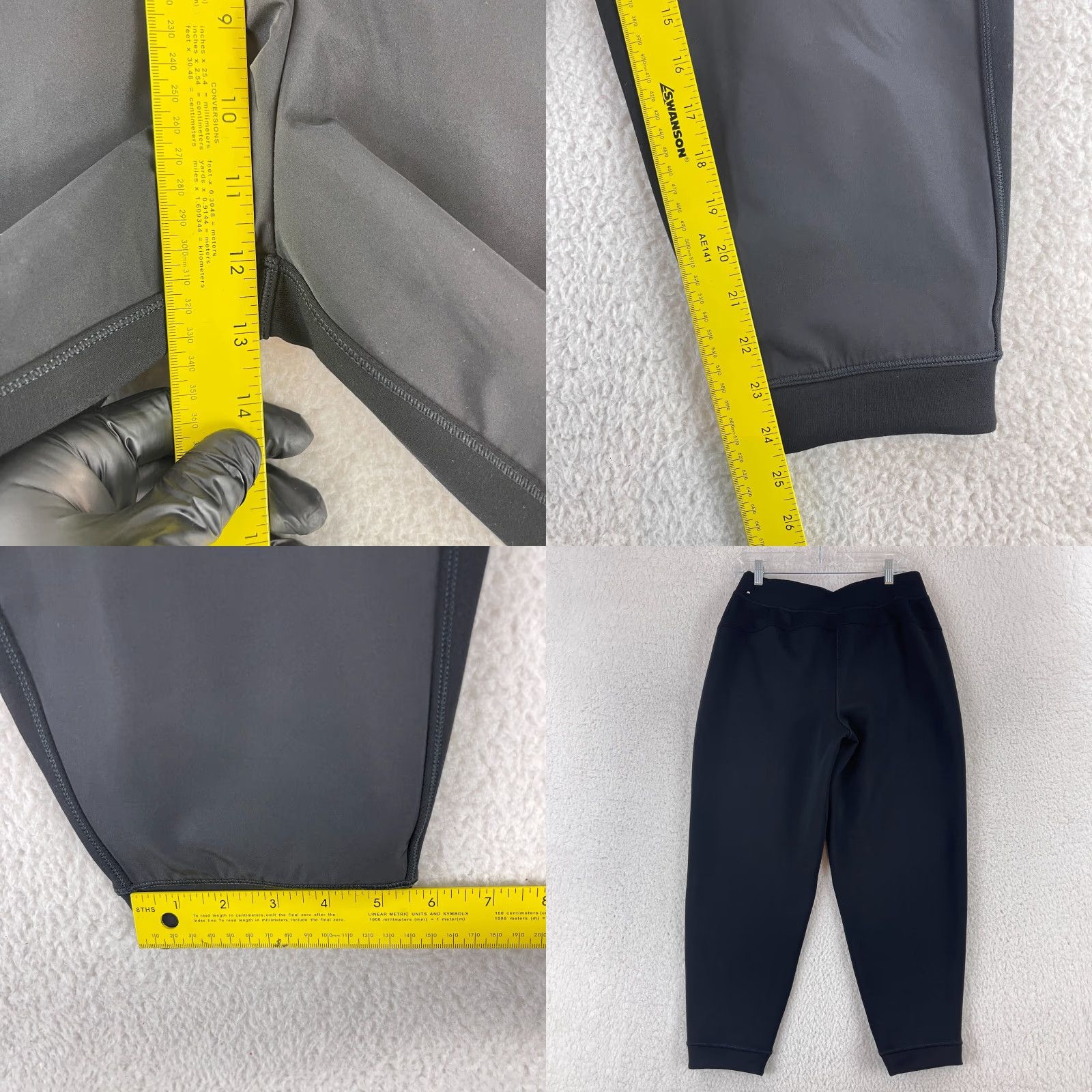 Athleta Athleta Black Get Set Hybrid Jogger Pants Womens Pull On Elastic Waist Size M Jogger Casual Activewear Size 32" / US 10 / IT 46 - 8 Thumbnail