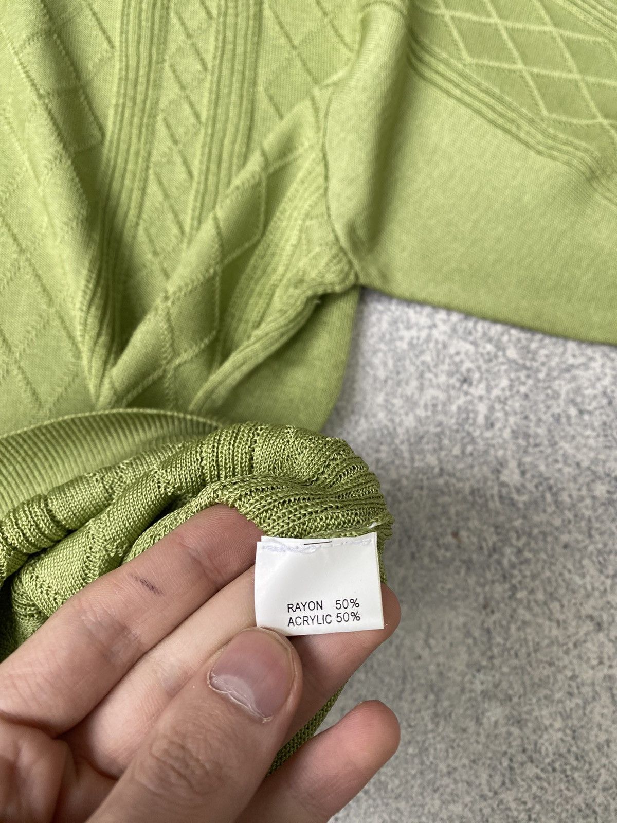Missoni × Vintage Vintage Missoni Luxury Green Polo T-Shirt Size US M / EU 48-50 / 2 - 9 Thumbnail