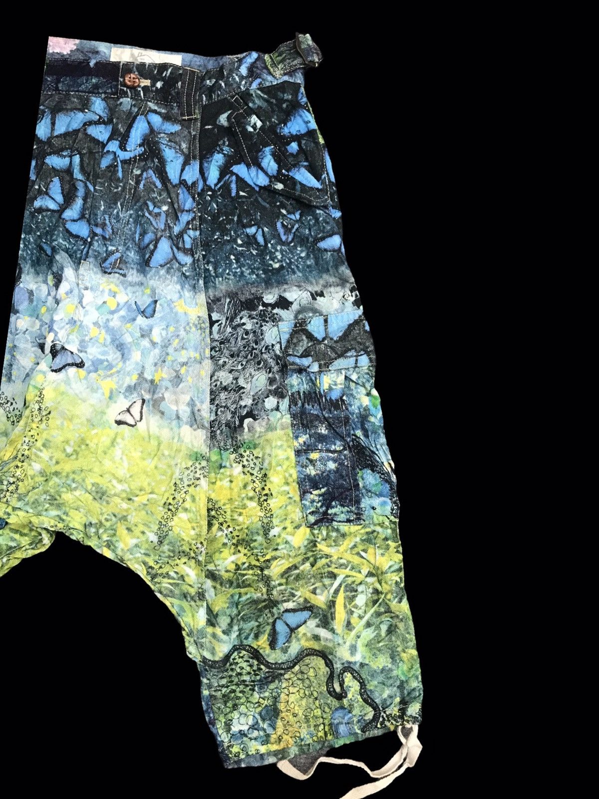 Japanese Brand 💥ARCHIVAL💥Very Rare Japanese Brand Artistic Harem Pant F67 Size US 31 - 13 Thumbnail