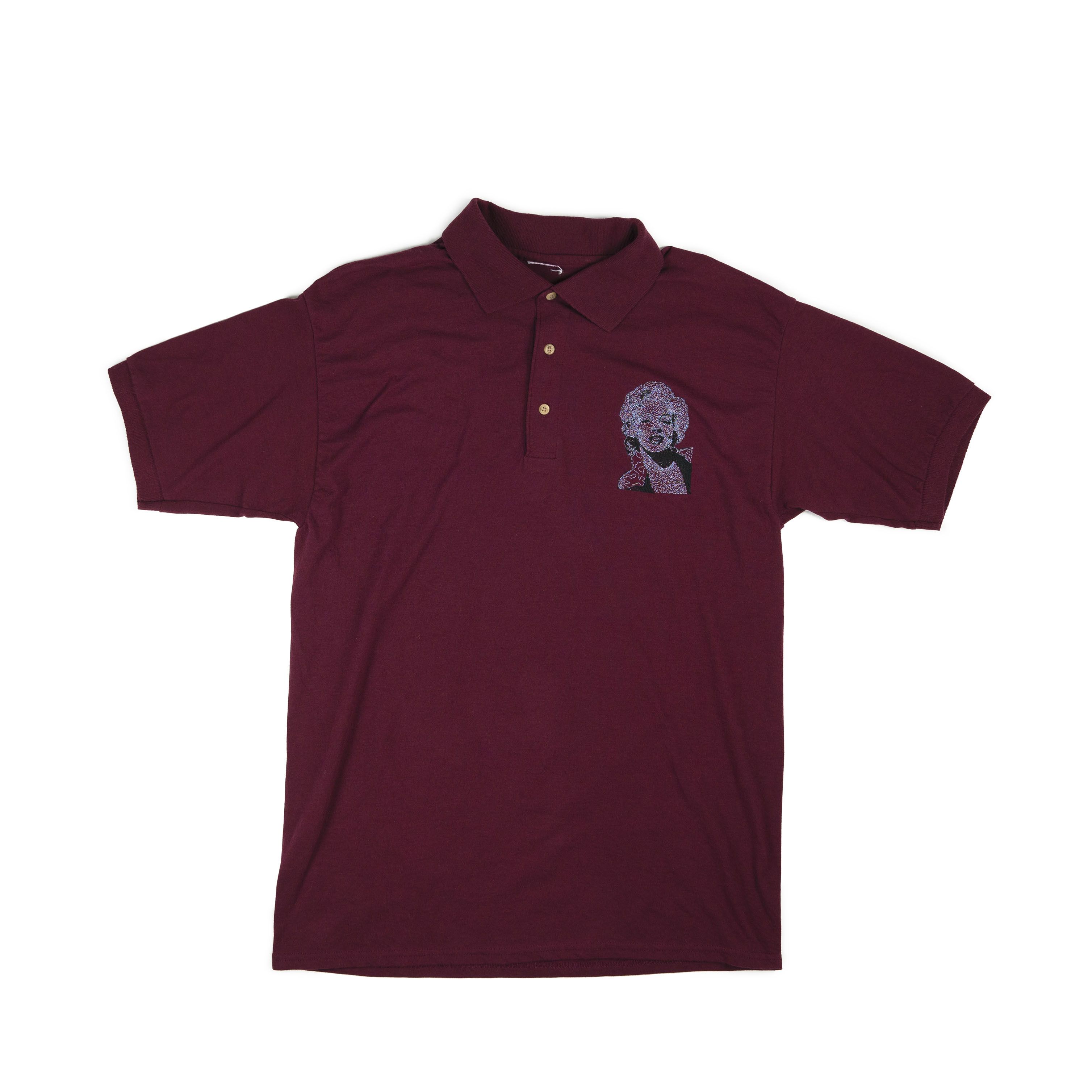 Vintage Vintage 1990's Marilyn Monroe Polo Size US L / EU 52-54 / 3 - 1 Thumbnail
