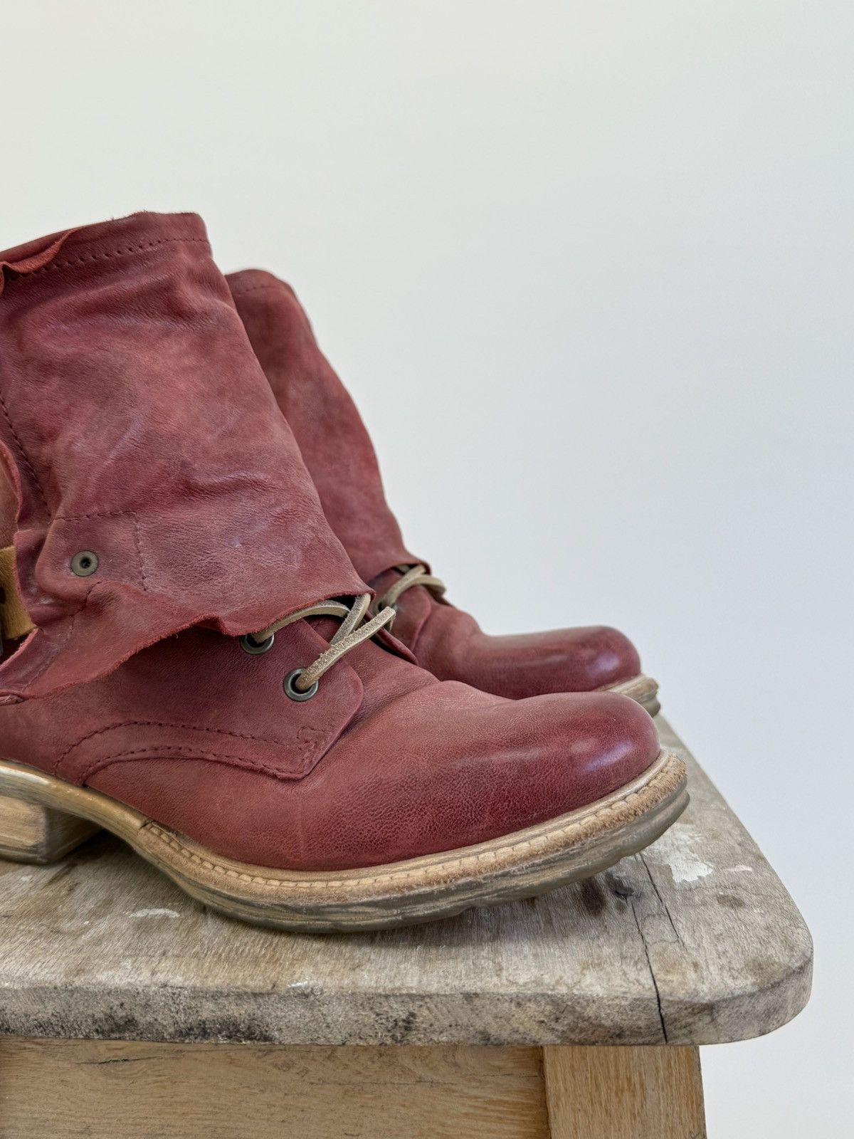 A.S.98 A.S. 98 If Six Was Nine Style Leather Boots Avant Garde Size US 7 / IT 37 - 4 Thumbnail