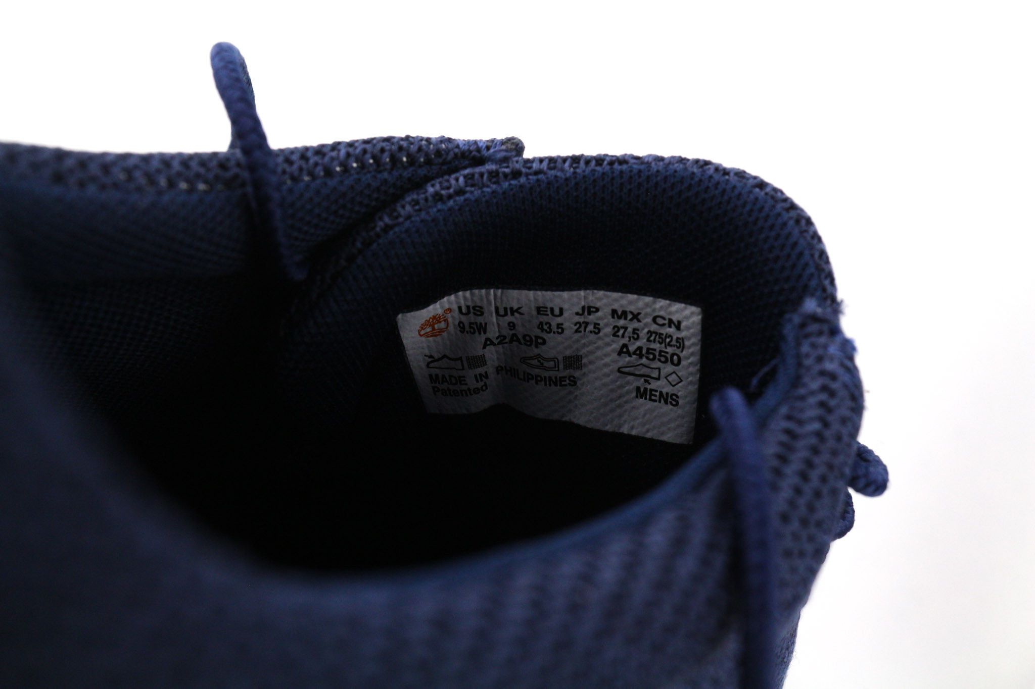 Timberland A2A9P-A5550 EU43.5/44.5 Blue Low-Top Textile Sneakers 81131 Size US 10.5 / EU 43-44 - 13 Thumbnail