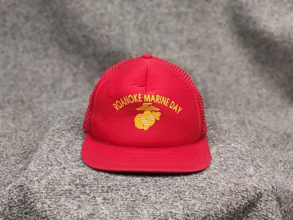 Vintage Vintage 90's designer award headwear Roanoke Marine Day Cap Size ONE SIZE - 1 Thumbnail