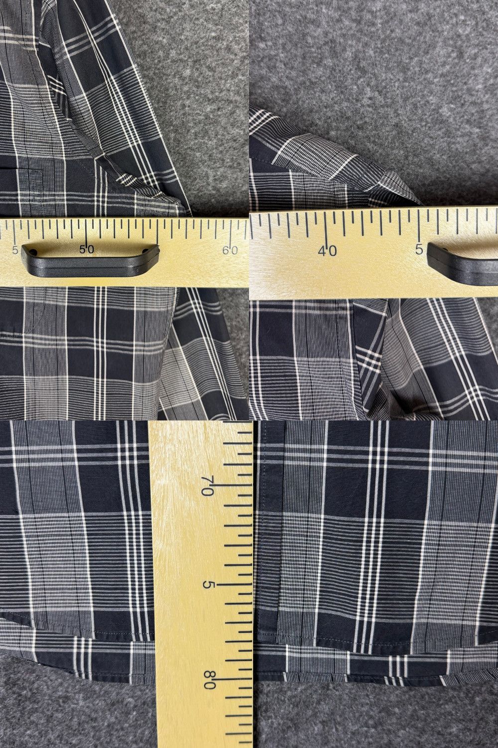 Ralph Lauren Purple Label ss04 RL Purple Label Made in Italy Glen Plaid Cotton Shirt Size US M / EU 48-50 / 2 - 12 Thumbnail