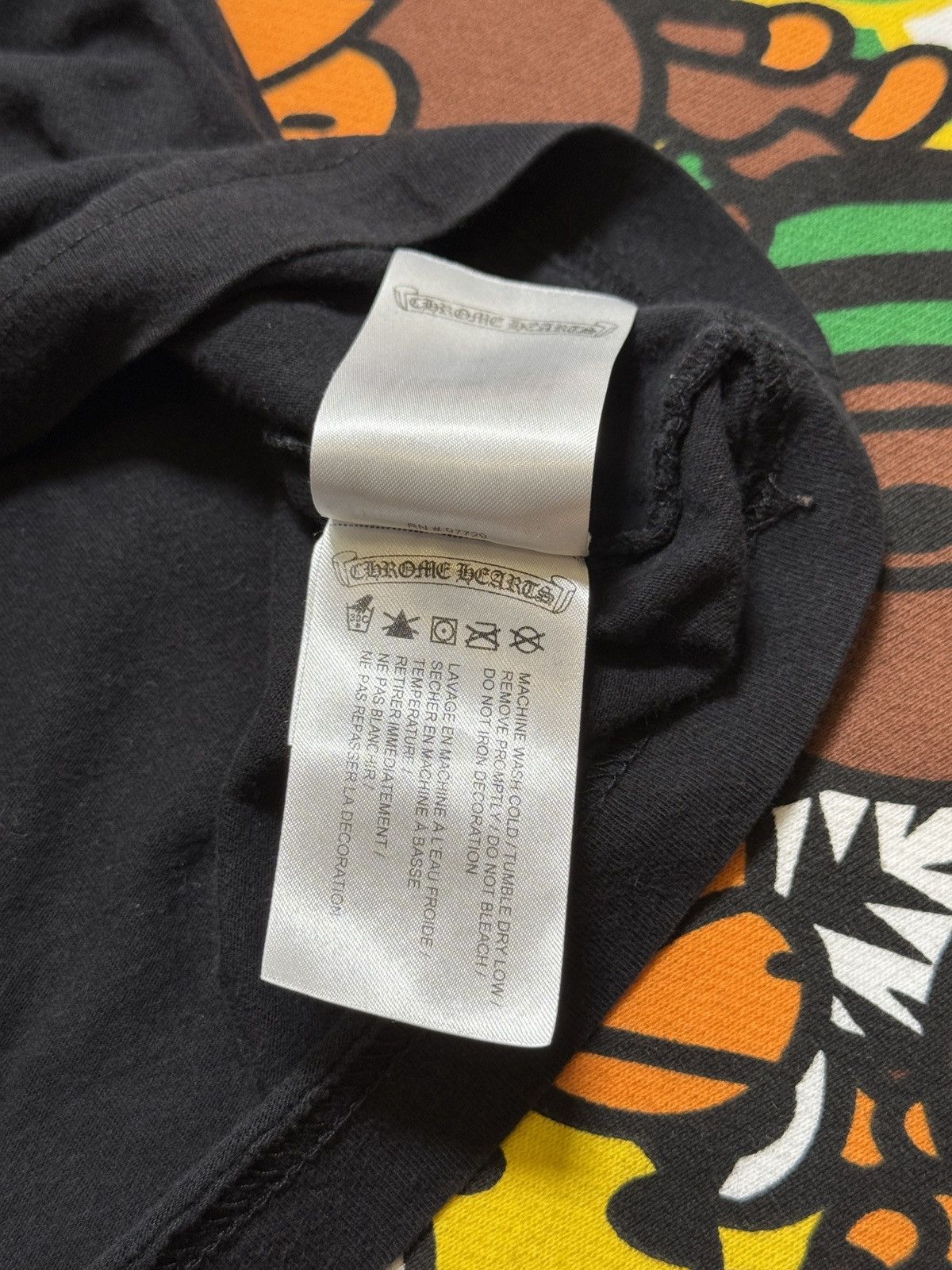 Chrome Hearts Chrome Hearts Black Horseshoe Logo Tee Size US M / EU 48-50 / 2 - 9 Thumbnail