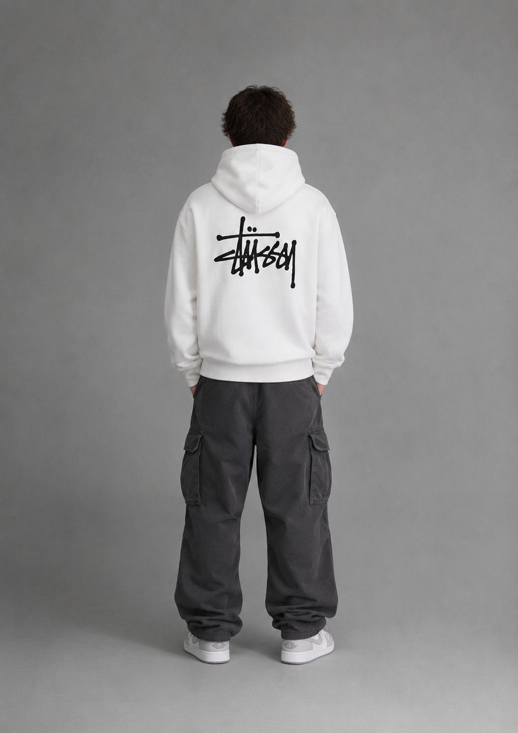 Stussy Stussy Basic Hoodie Pigment Dyed Pullover Unisex White Size US XS / EU 42 / 0 - 5 Thumbnail