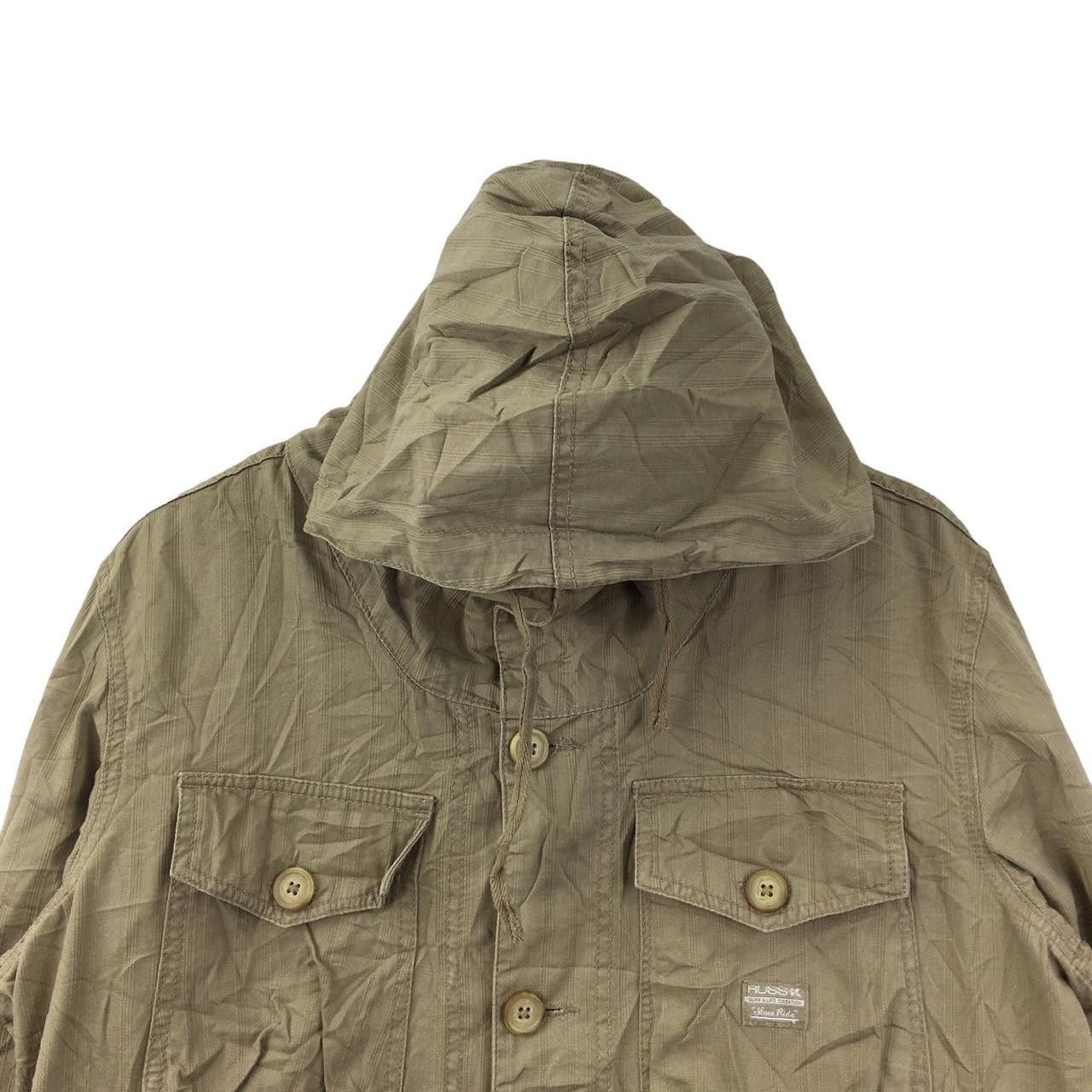 Vintage Vtg RUSSK SKATEBOARD Hip Hop Tactical Jacket Trench Coat Size US M / EU 48-50 / 2 - 2 Thumbnail