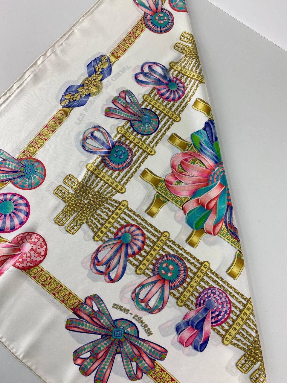 Hermes Hermes 90s Les Rubans Du Cheval scarf Size ONE SIZE - 12 Thumbnail