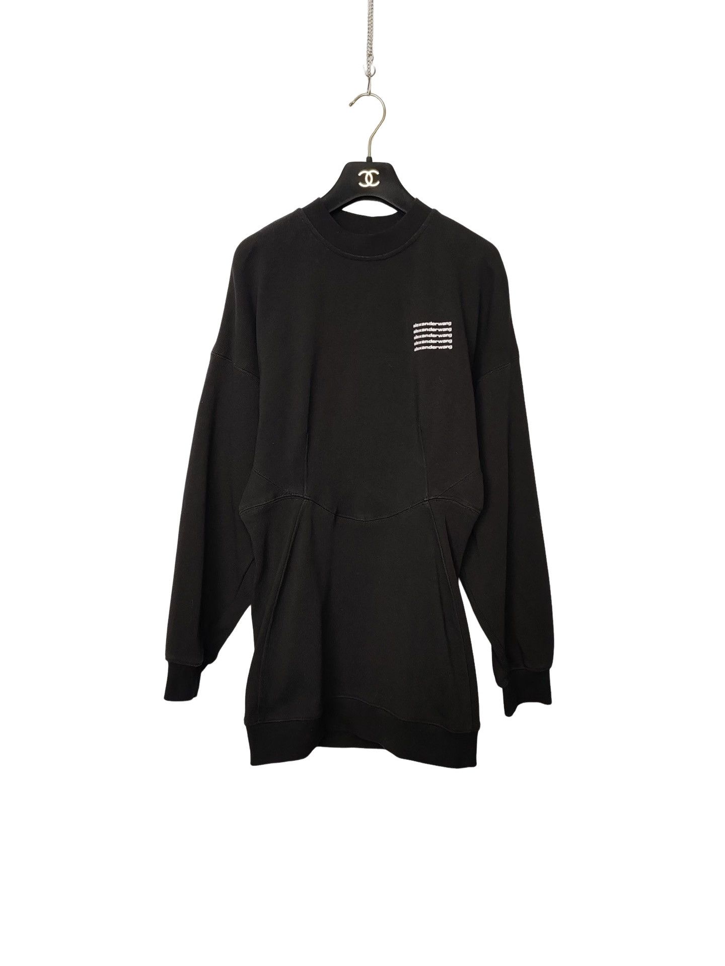 Alexander Wang Alexander Wang Logo Knit Mini Dress Size S Size S / US 4 / IT 40 - 1 Thumbnail