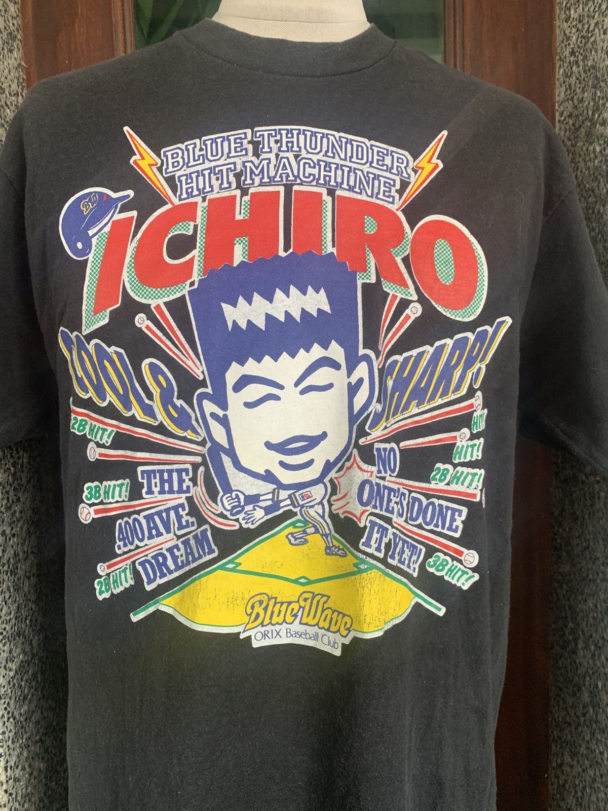 Vintage Vintage 90s ICHIRO Blue Wave Orix Baseball T Shirt Size US L / EU 52-54 / 3 - 2 Thumbnail