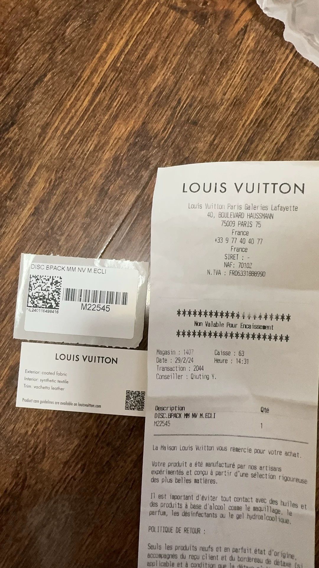 Louis Vuitton LV Discovery MM Backpack New with Tags & Dust Bag Size ONE SIZE - 8 Thumbnail