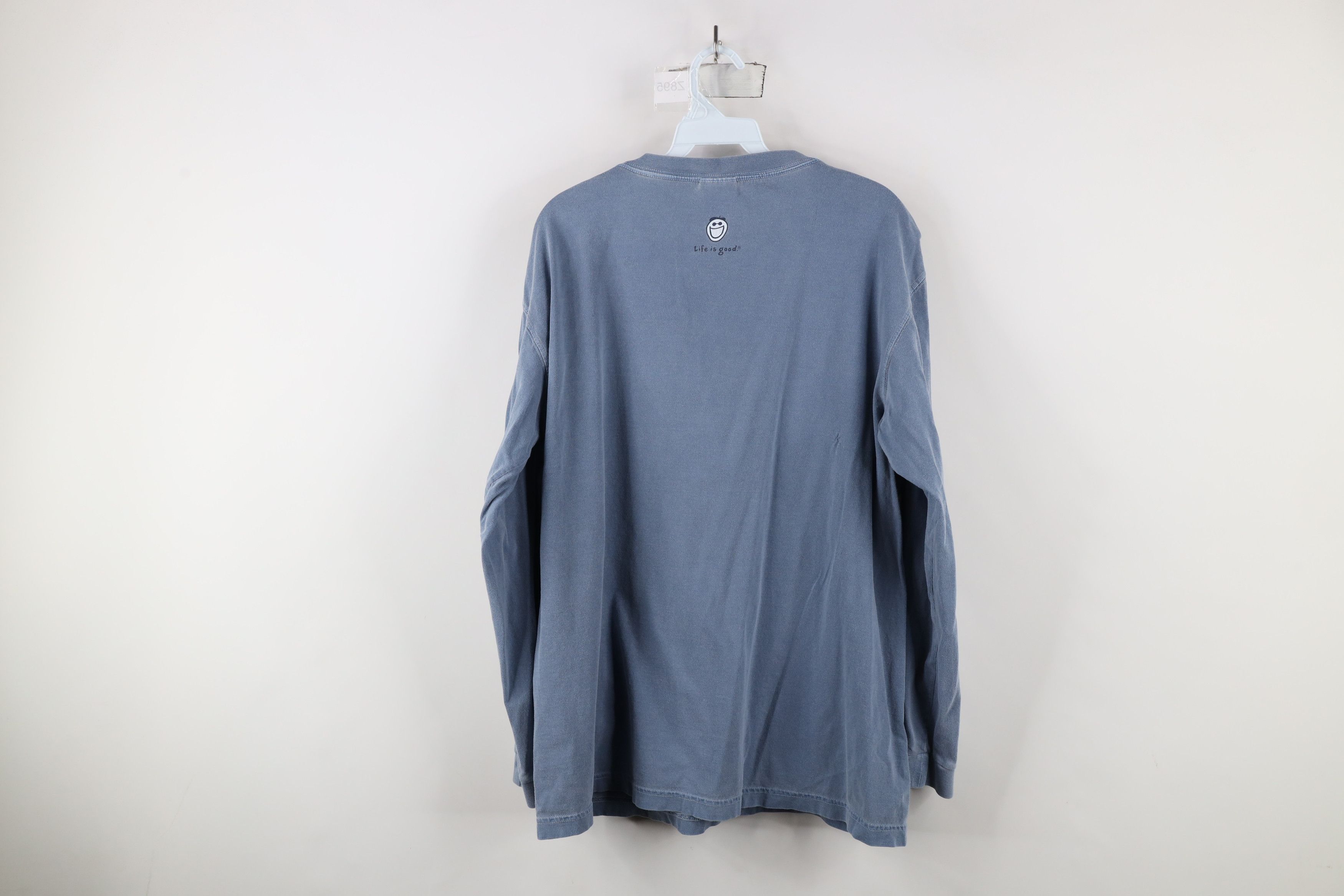 Life is Good × Vintage Vintage Life Is Good Snow Problem Long Sleeve T-Shirt Blue Size US L / EU 52-54 / 3 - 9 Thumbnail