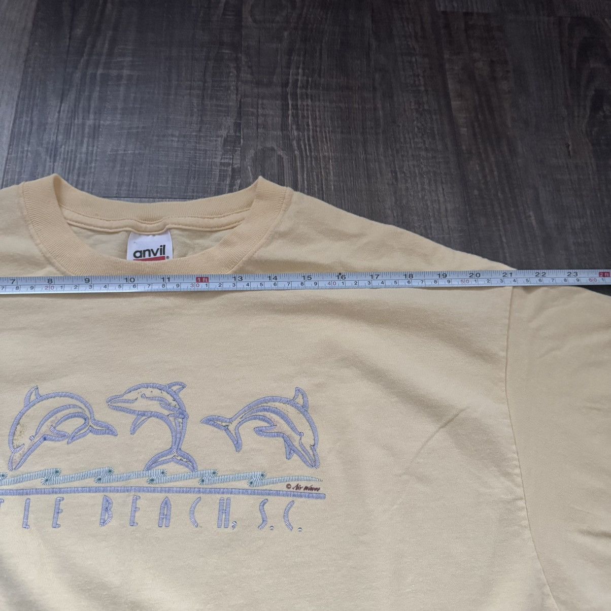 Anvil ANVIL • VNTG "Myrtle Beach" Pre Shrunk Tee (XL) Size US XL / EU 56 / 4 - 3 Thumbnail