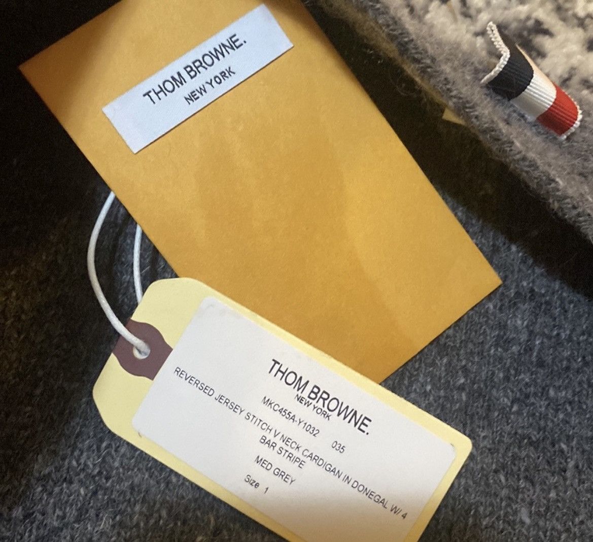 Thom Browne Thom Browne speckle-knit wool-mohair cardigan size 1 Size US S / EU 44-46 / 1 - 7 Thumbnail