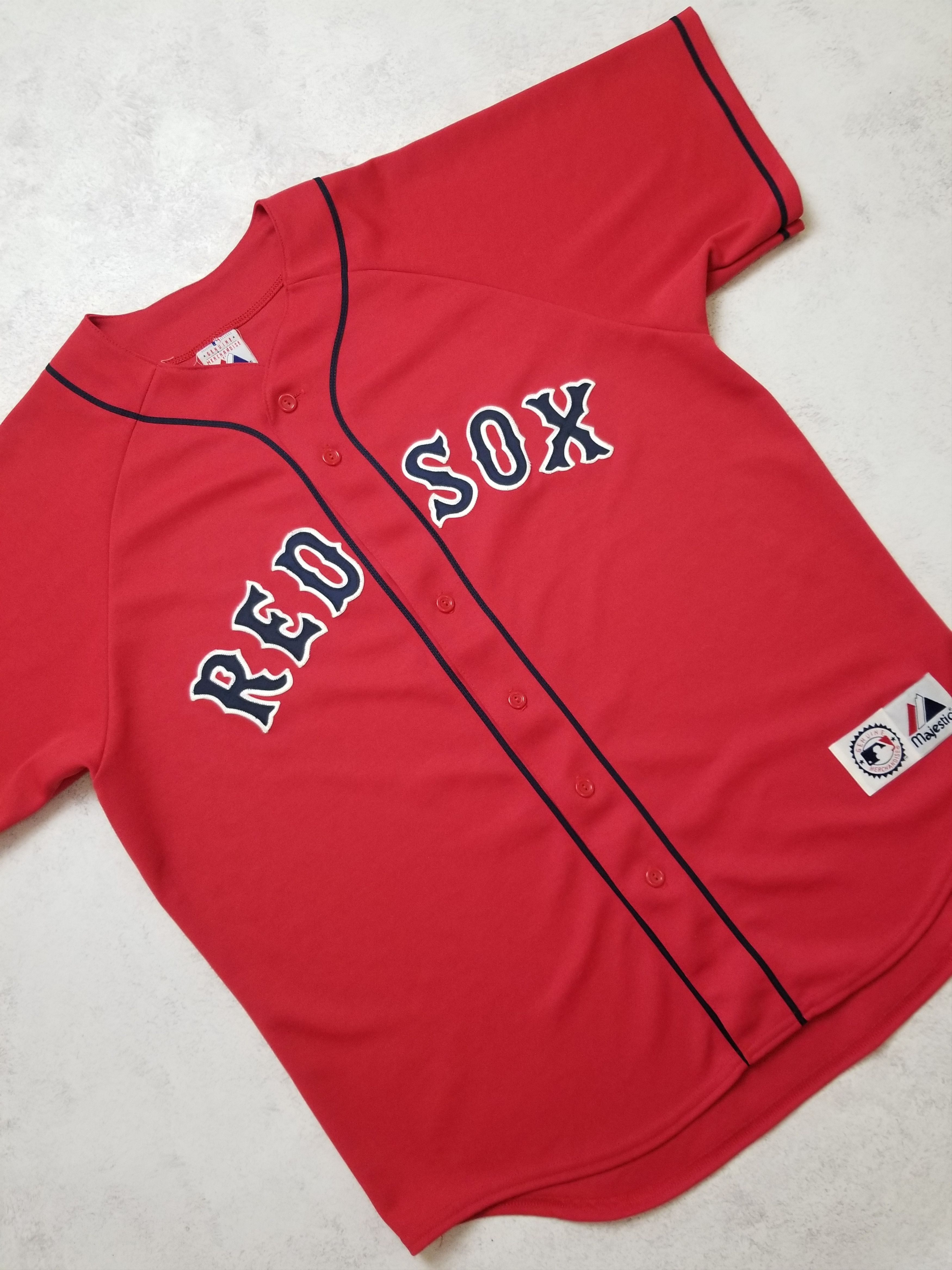 Majestic Boston Red Sox Stitched MLB Jersey Size US L / EU 52-54 / 3 - 8 Thumbnail